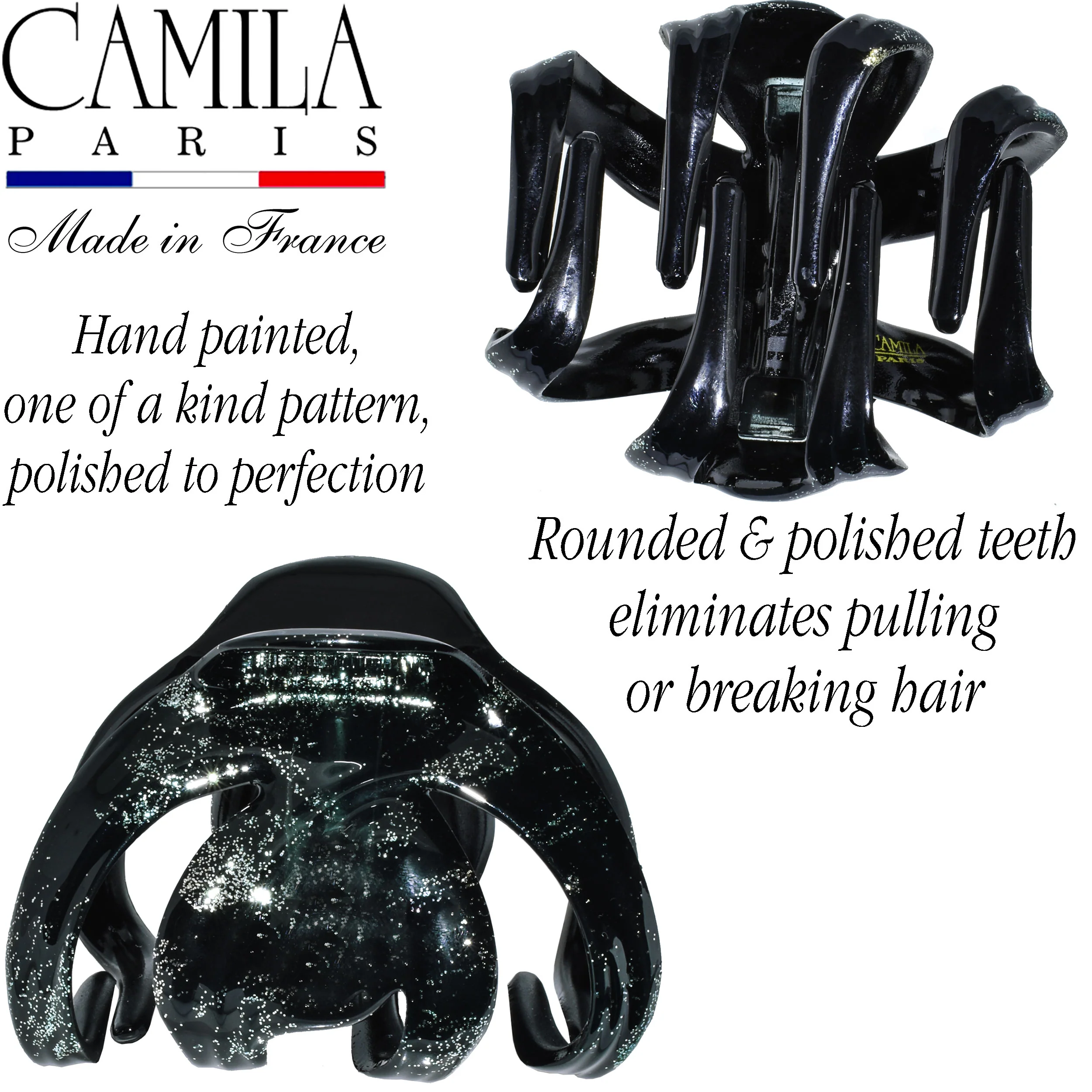 Camila Paris Octopus Hair Clips Hand Painted - Image 8