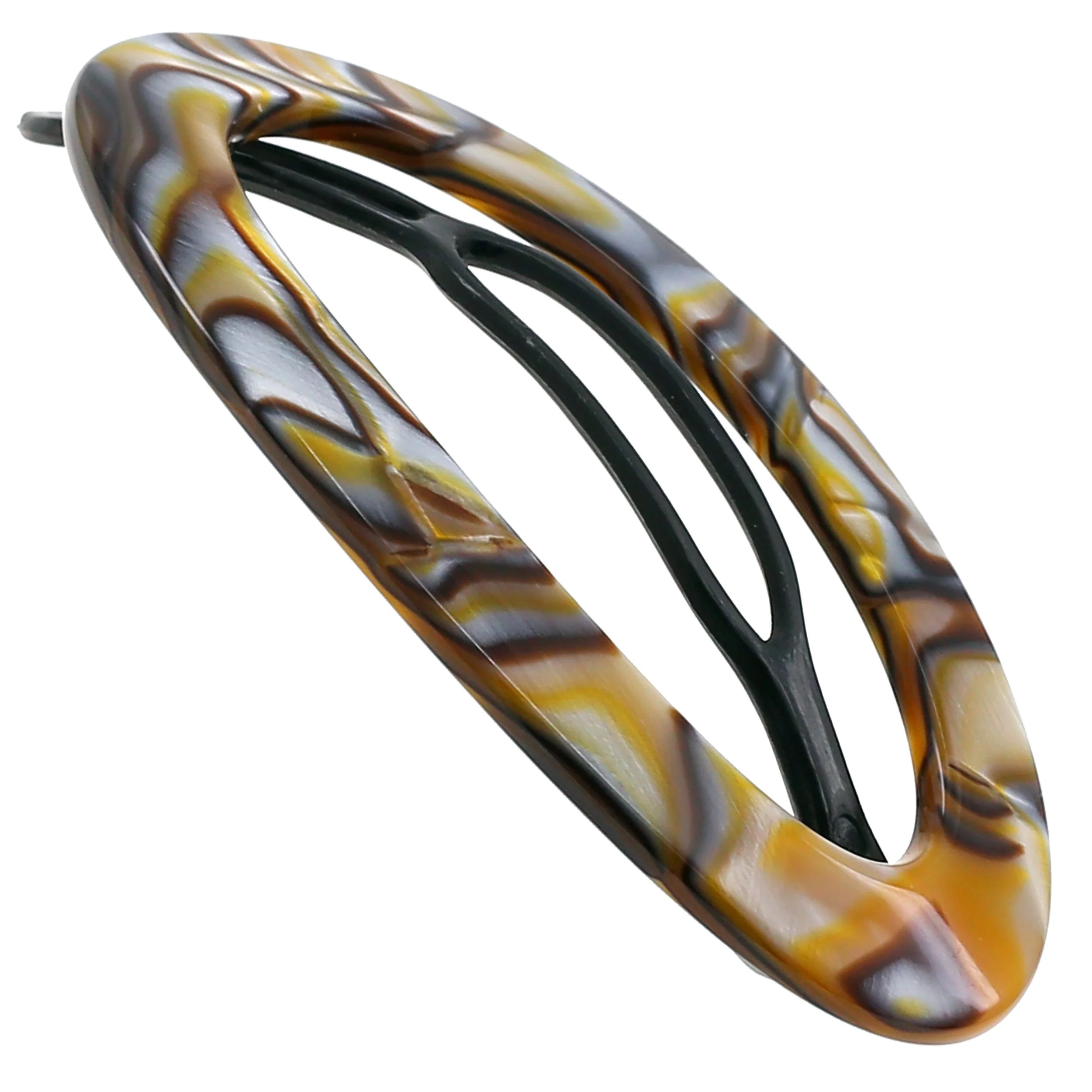 Oval Cut Open Handmade Slide Metal-Free Closure