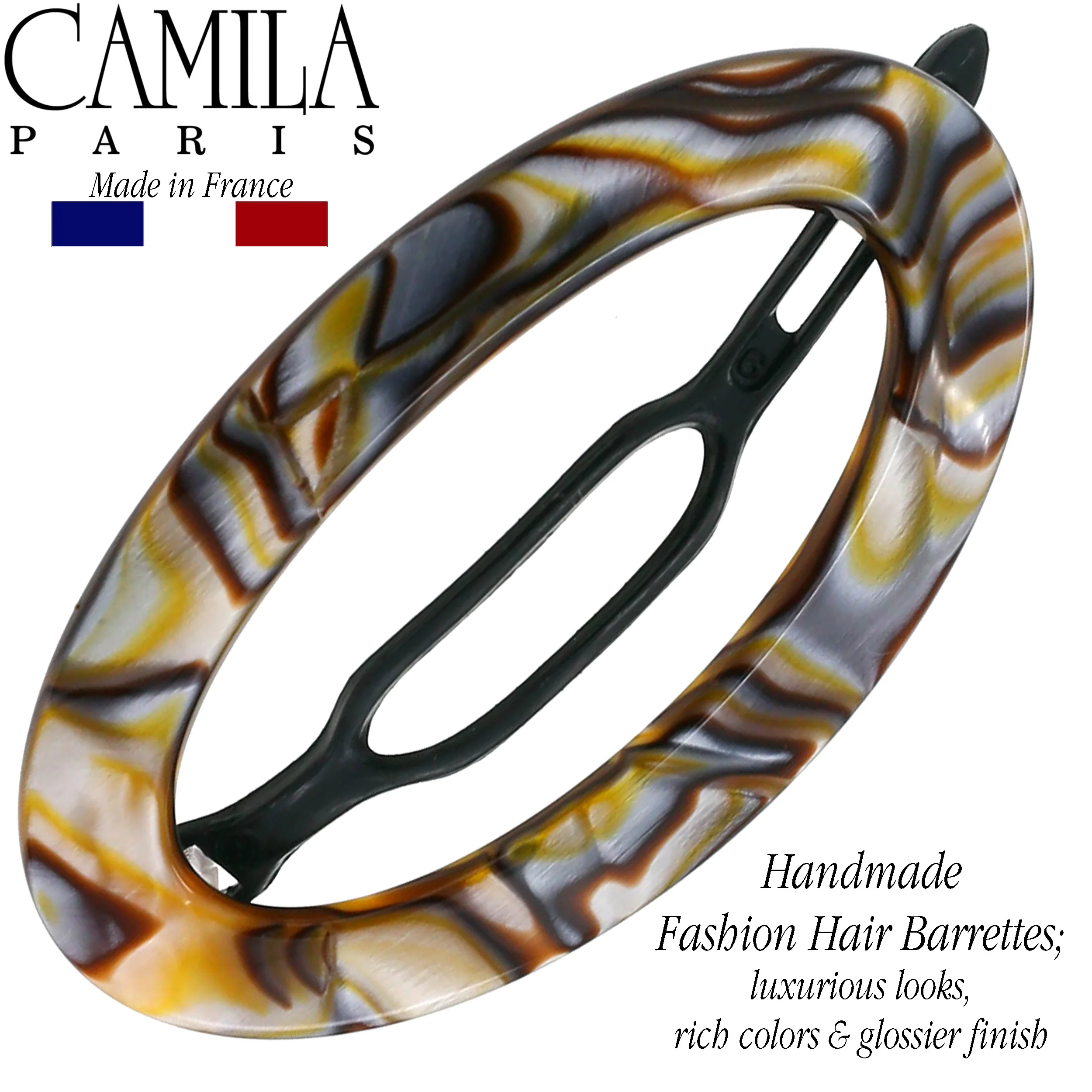 Oval Cut Open Handmade Slide Metal-Free Closure - Image 4
