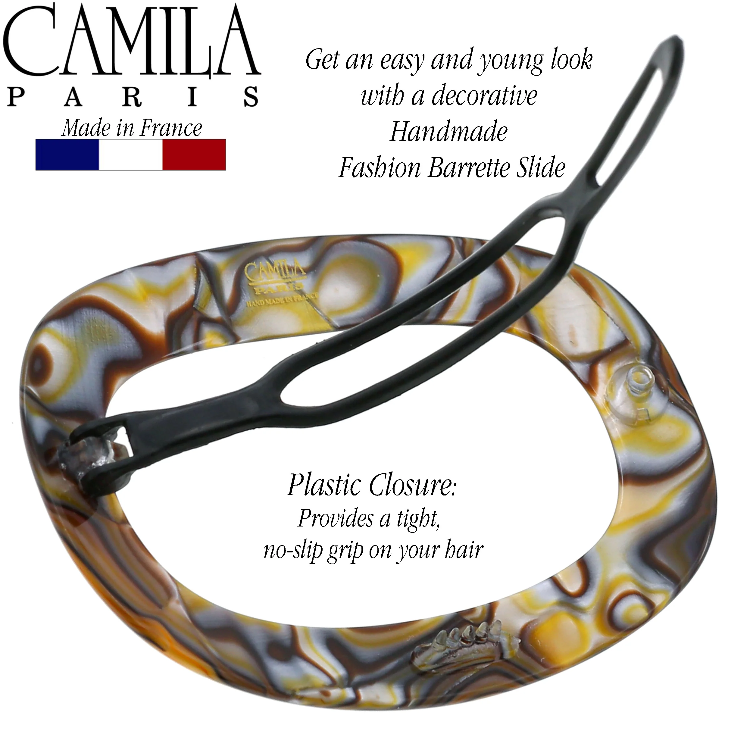 Oval Cut Open Handmade Slide Metal-Free Closure - Image 47