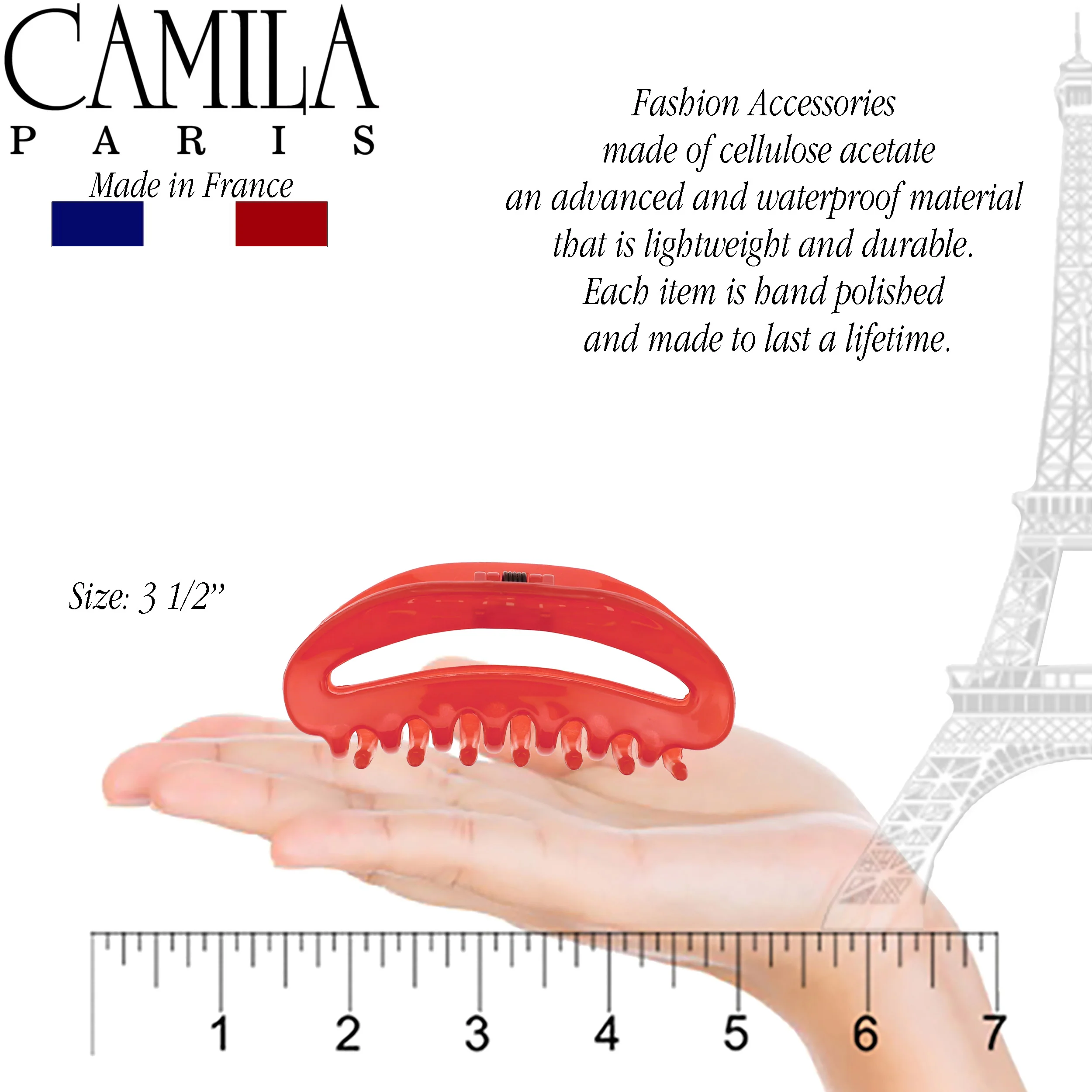 Camila Paris Oval Cutout Hair Clip - Image 14
