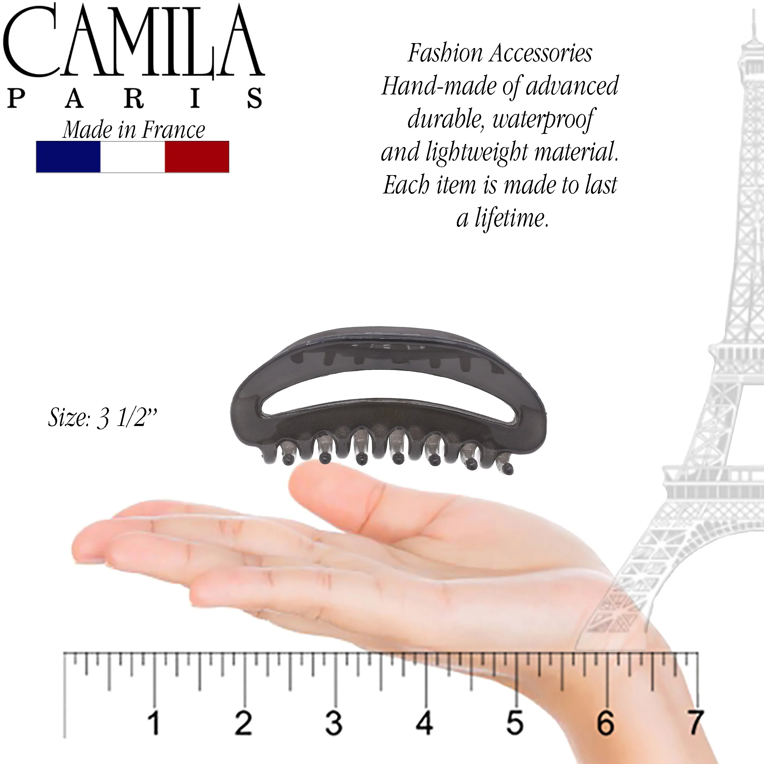 Camila Paris Oval Cutout Hair Clip - Image 18