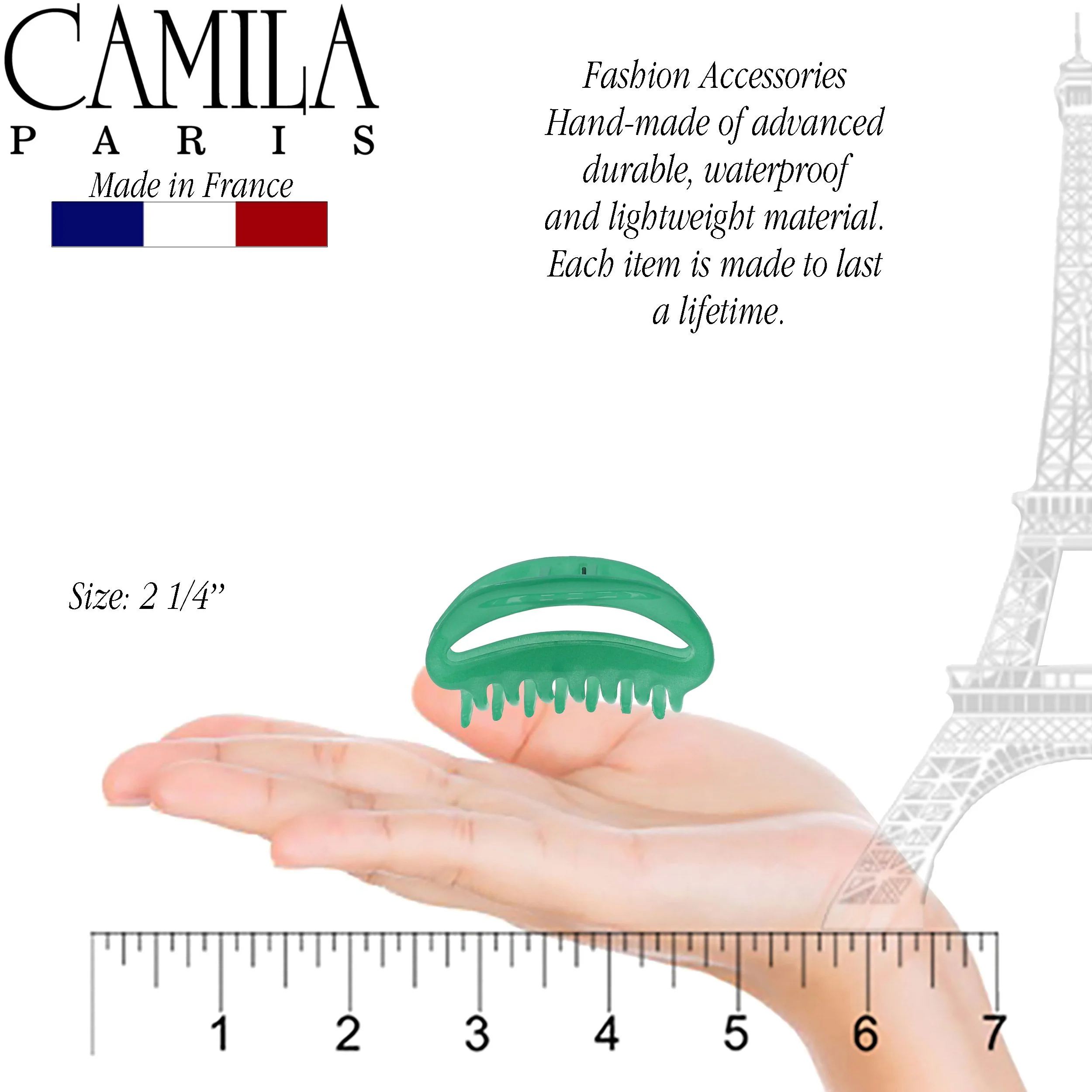 Camila Paris Oval Cutout Hair Clip - Image 38