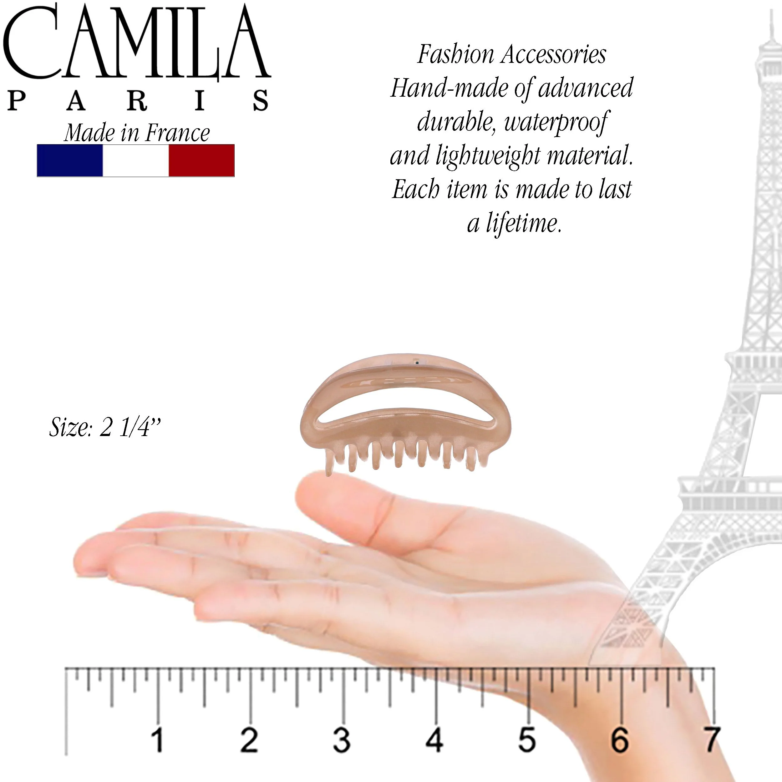 Camila Paris Oval Cutout Hair Clip - Image 42