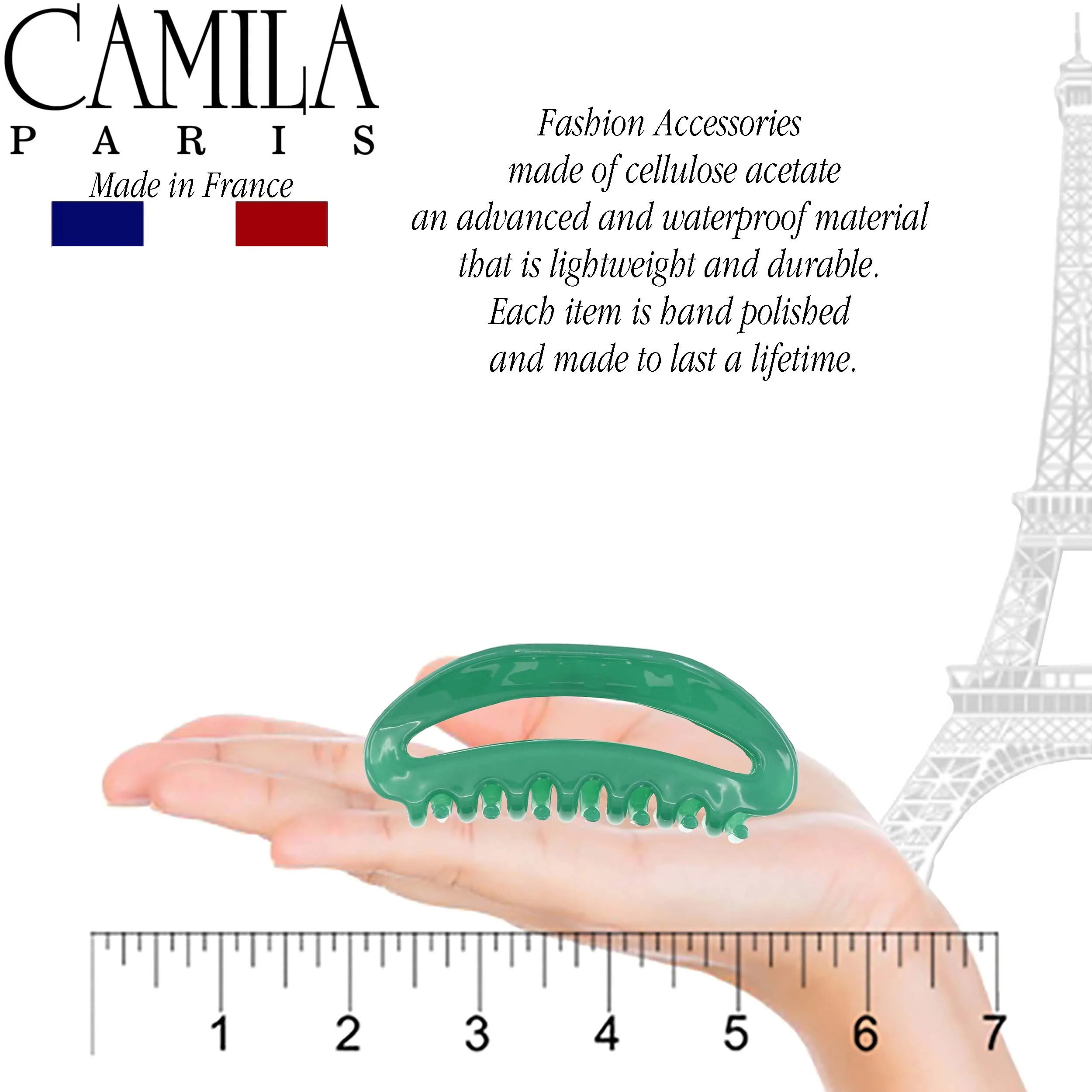 Camila Paris Oval Cutout Hair Clip - Image 6