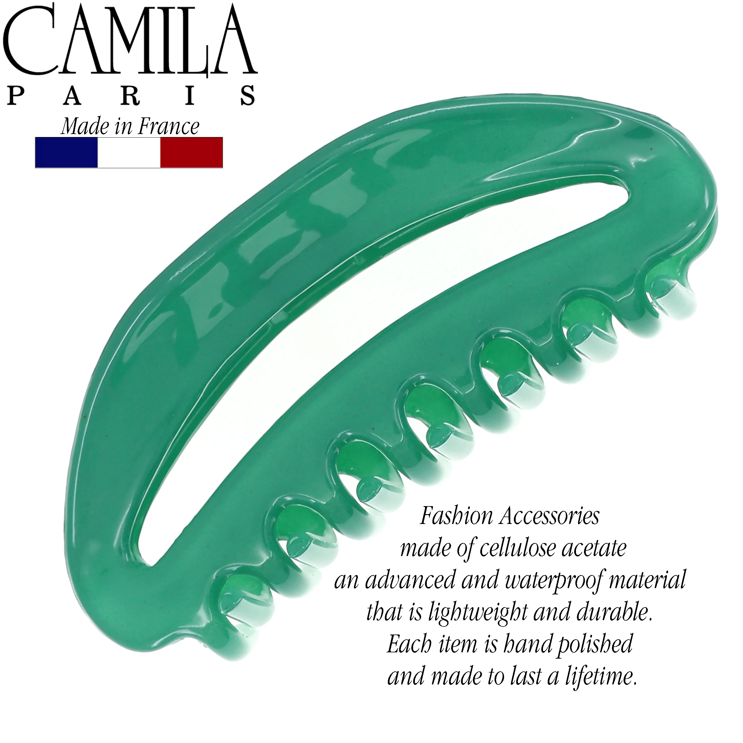 Camila Paris Oval Cutout Hair Clip - Image 7