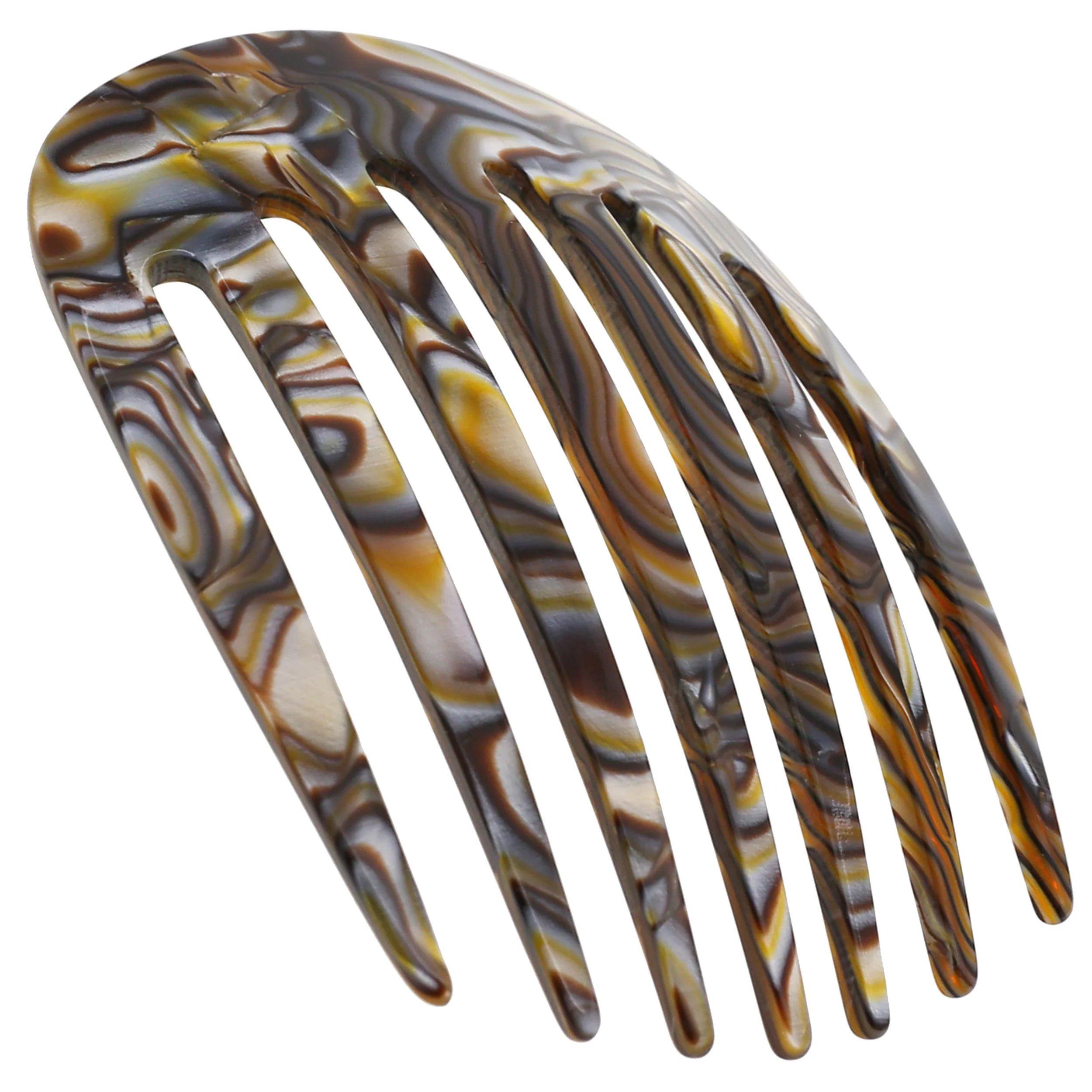 Camila Paris Round Classic 7-Tooth Side Comb - Image 5