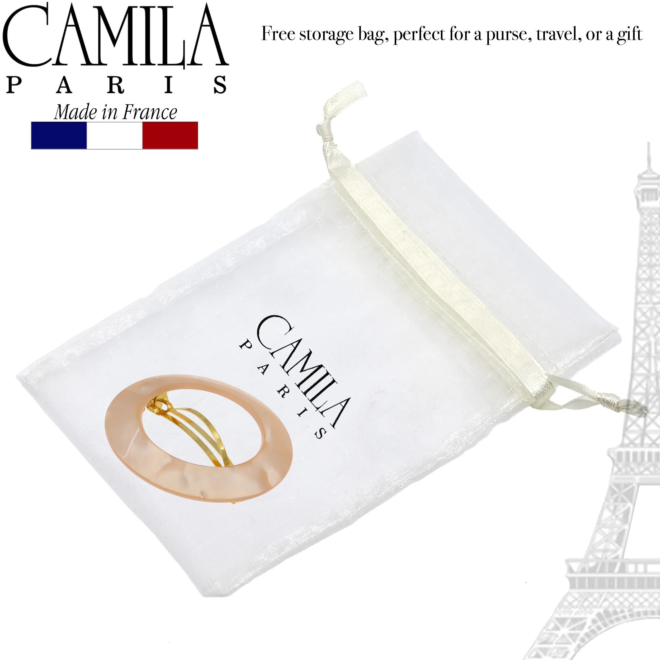 Camila Paris Round Cutout Barrette - Image 12