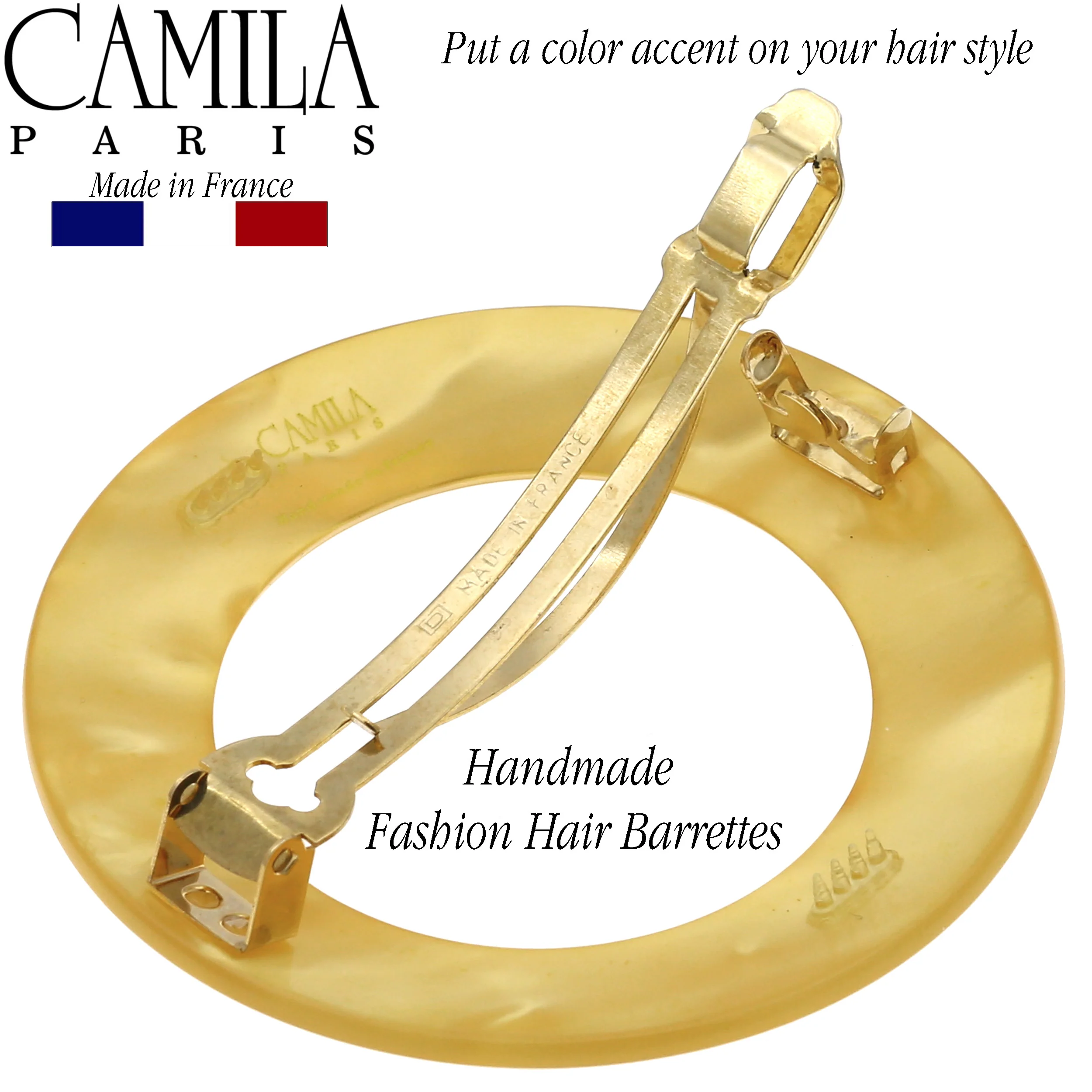 Camila Paris Round Cutout Barrette - Image 15