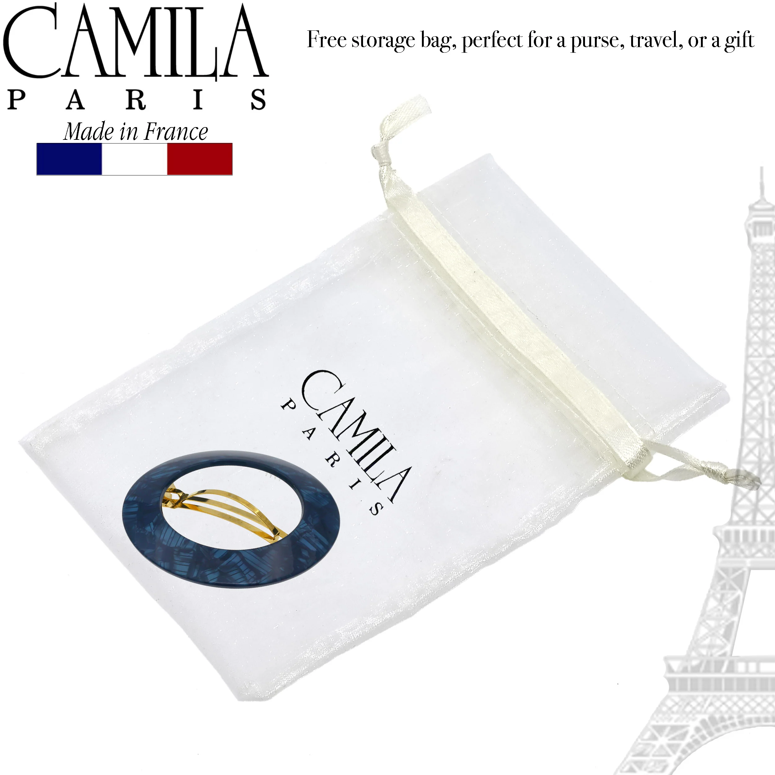 Camila Paris Round Cutout Barrette - Image 8