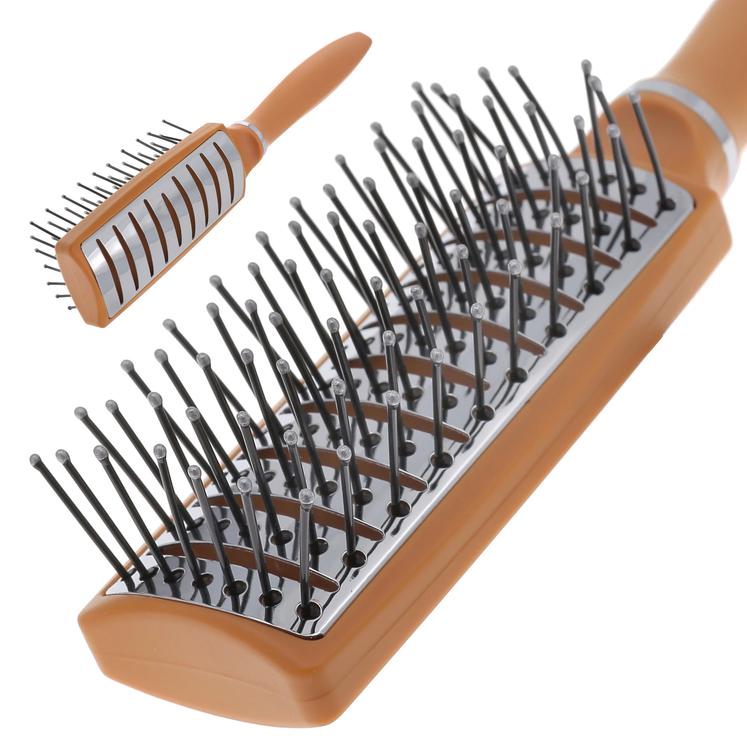 "Keratina" Vented Hair Brush with Nylon Ball-Tipped Bristles - Image 6