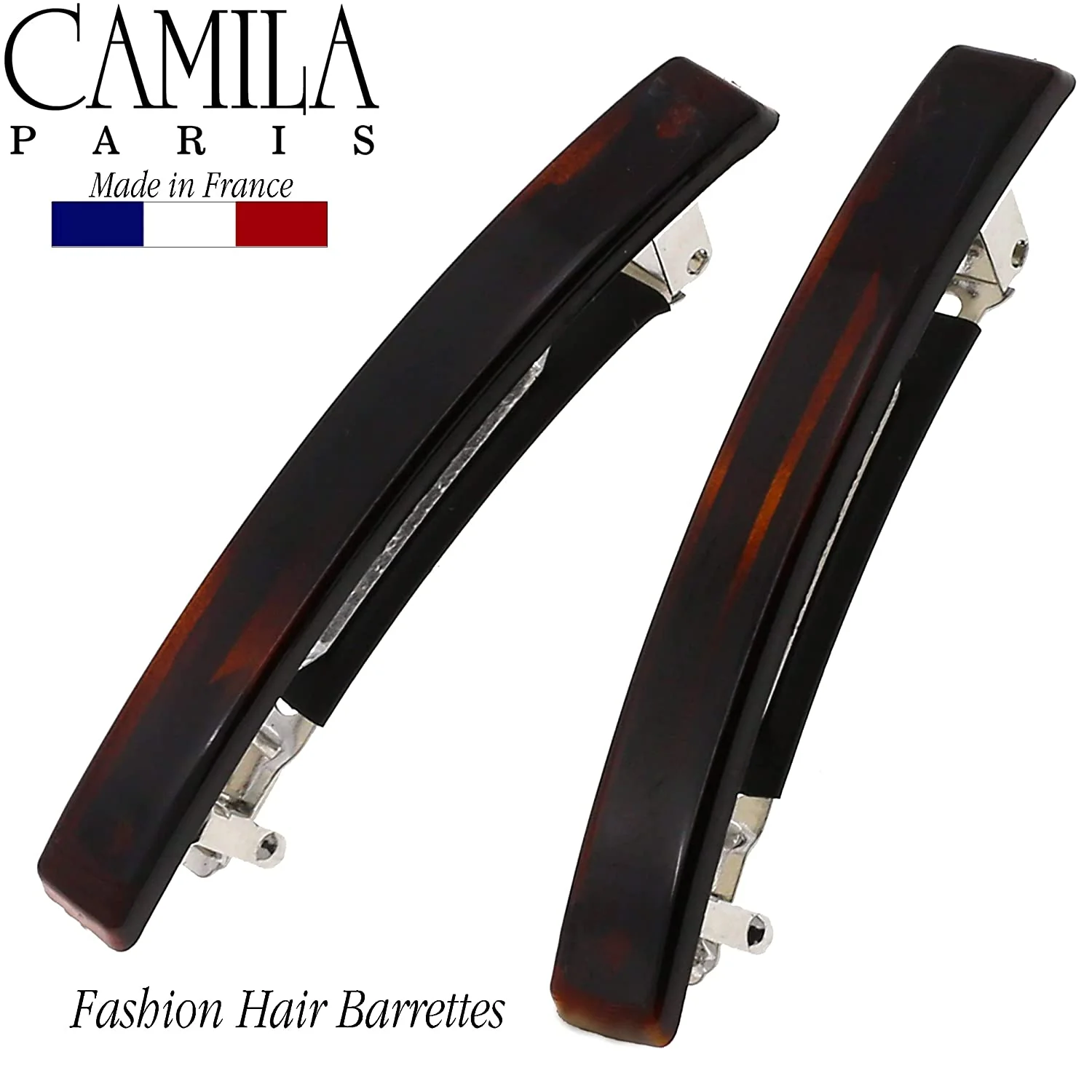 Camila Paris Skinny Rectangle No-Slip Barrette 2-Pack - Image 27