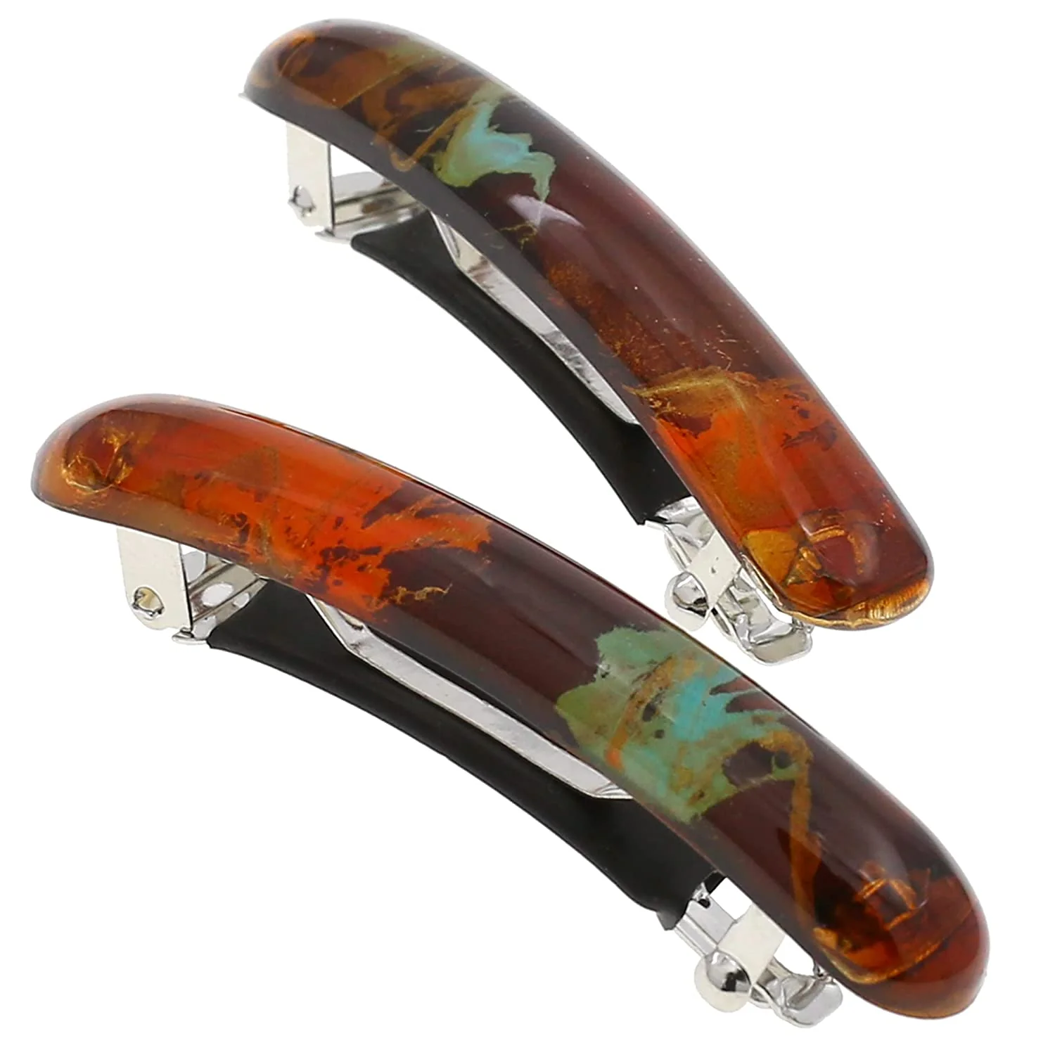 Camila Paris Thin Oval No-Slip Barrette Pair - Image 5