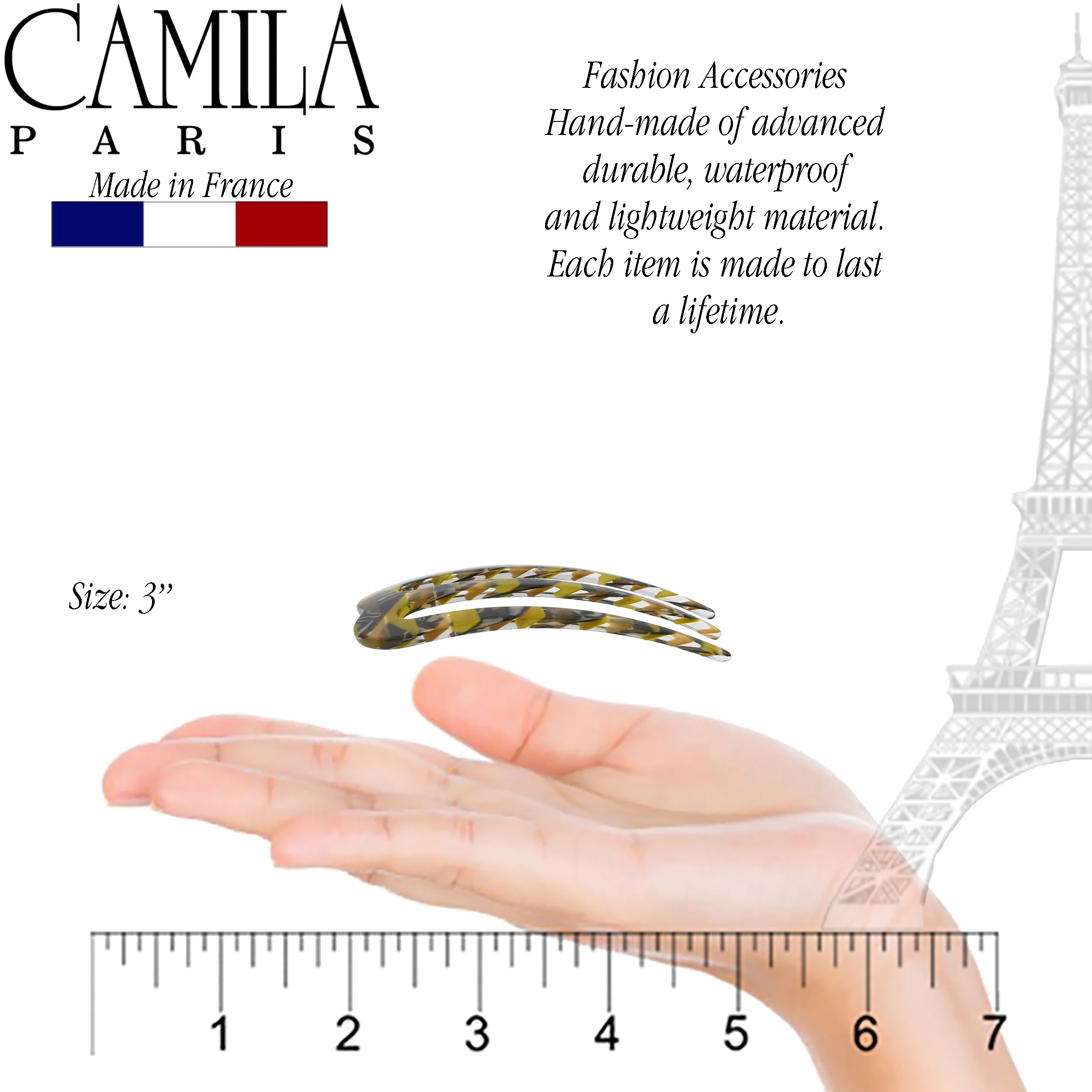 Camila Paris Three-Prong Curved Hair Stick - Image 10