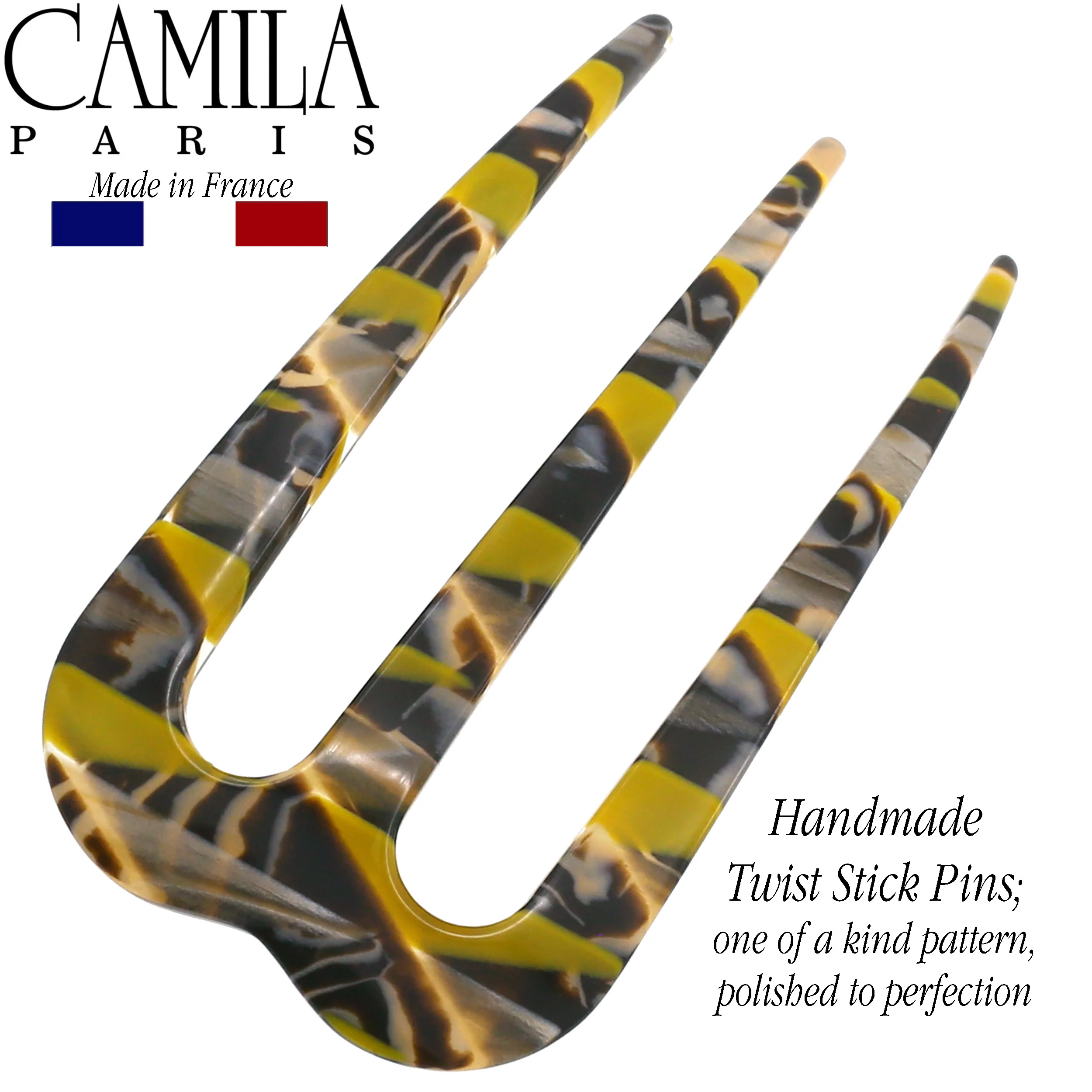 Camila Paris Three-Prong Curved Hair Stick - Image 11