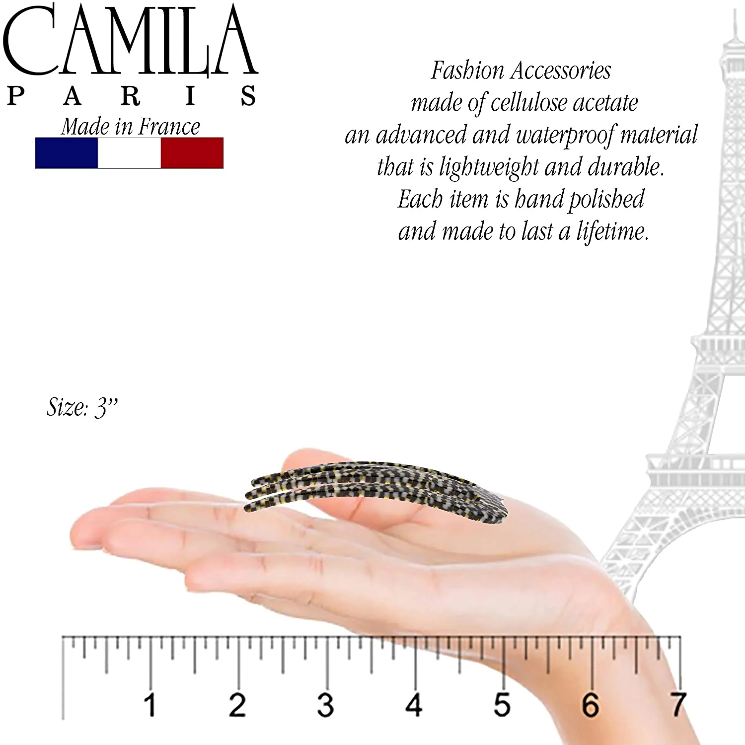 Camila Paris Three-Prong Curved Hair Stick - Image 14