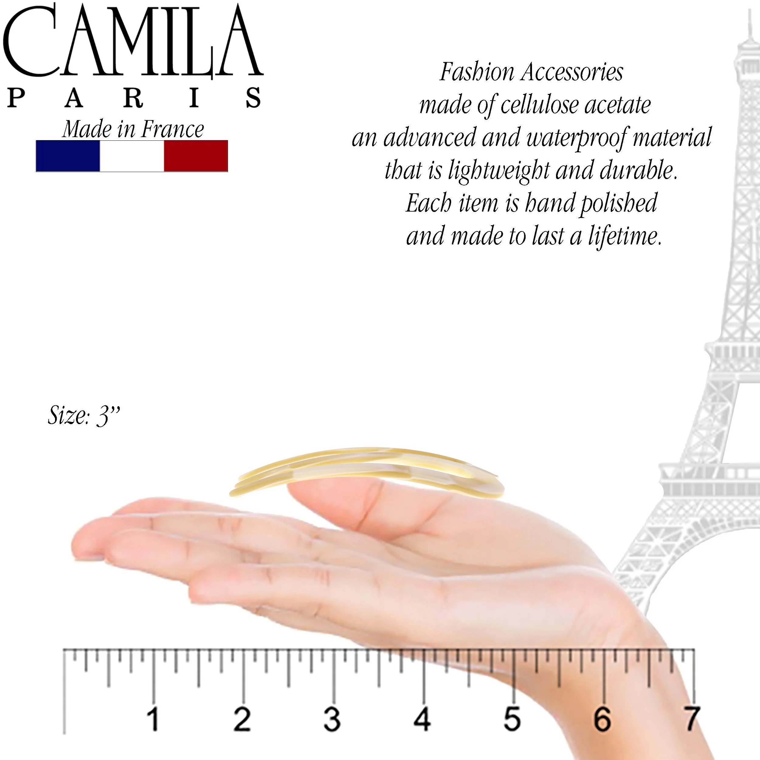 Camila Paris Three-Prong Curved Hair Stick - Image 18