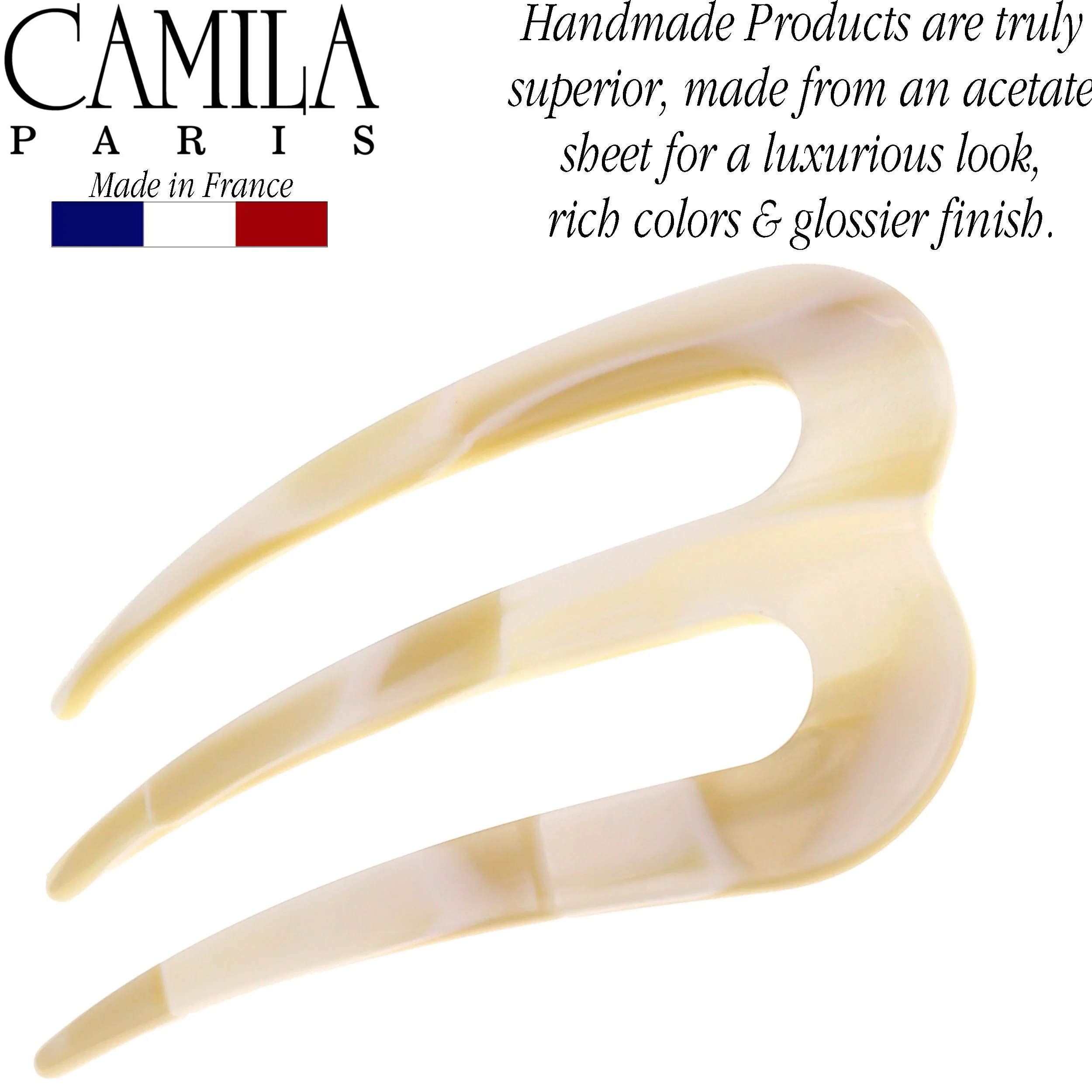 Camila Paris Three-Prong Curved Hair Stick - Image 19