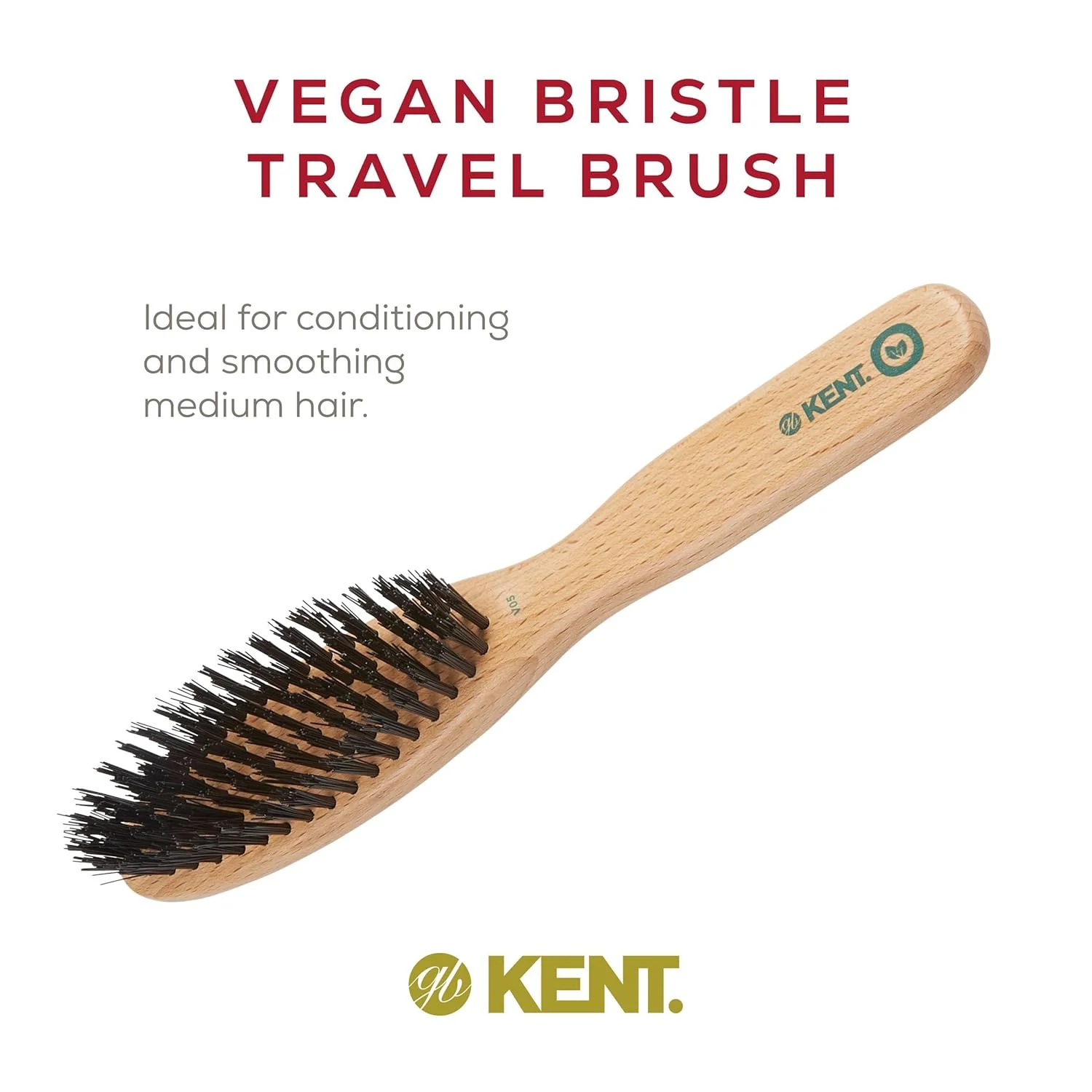 Vegan Bristle Hair and Beard Brush - Image 10