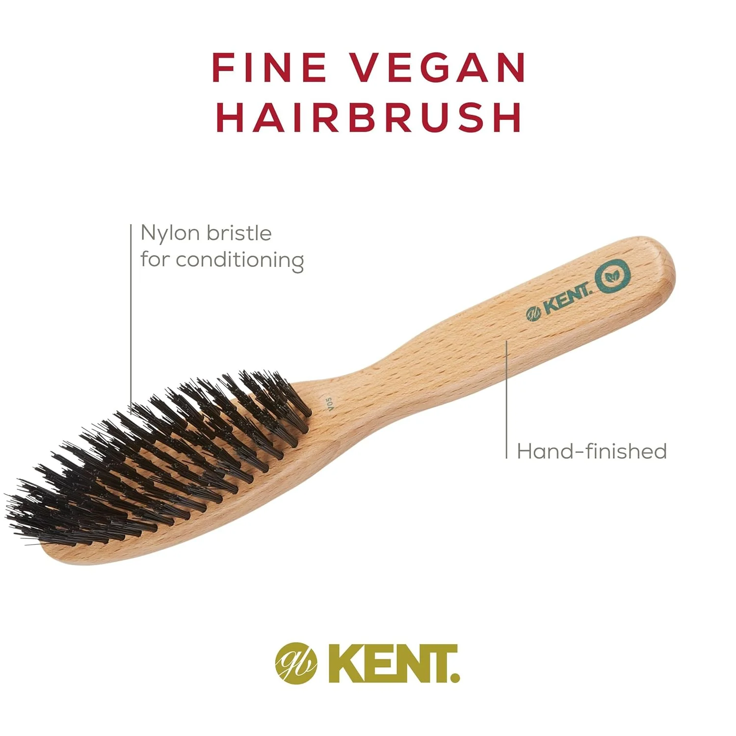 Vegan Bristle Hair and Beard Brush - Image 11