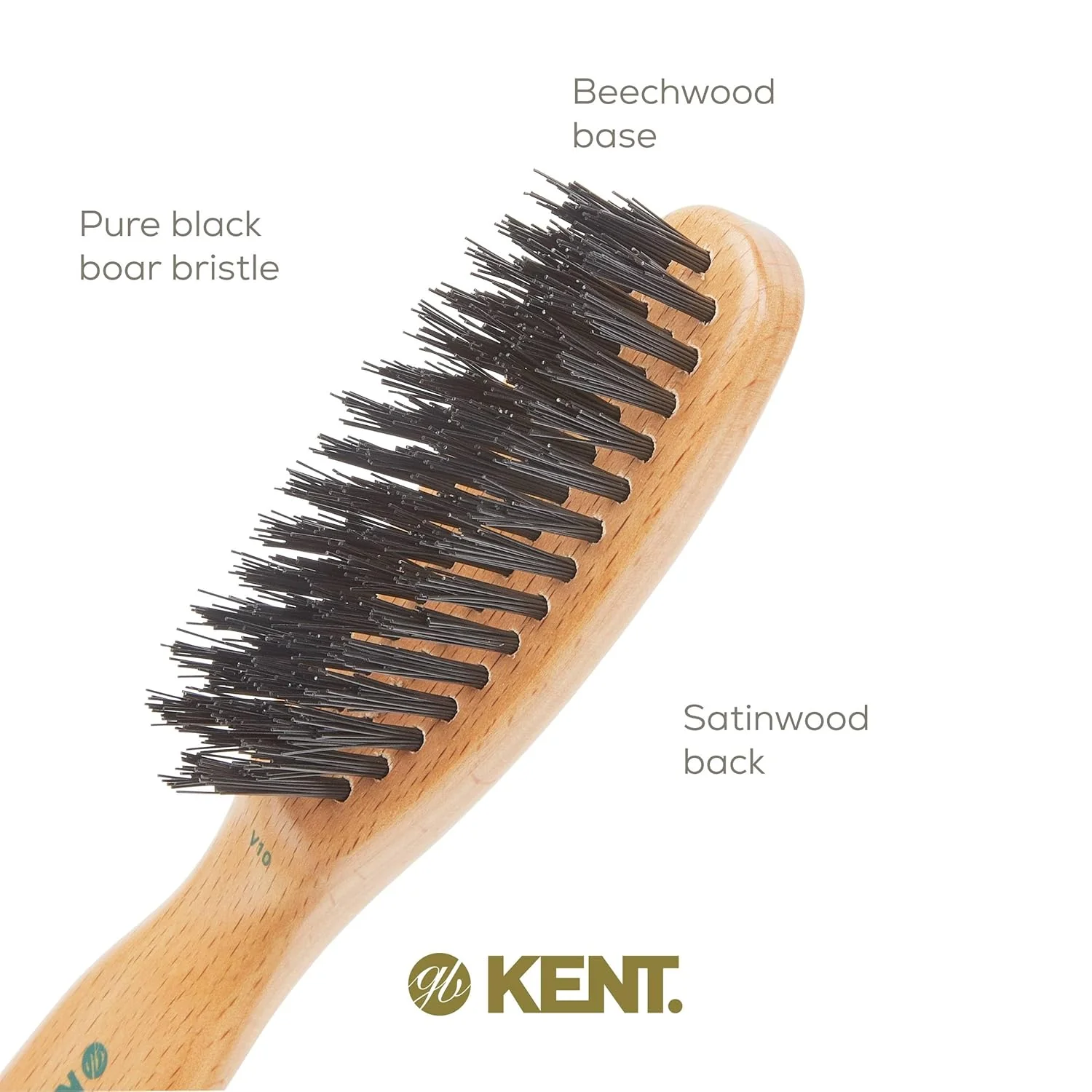 Vegan Bristle Hair and Beard Brush - Image 5