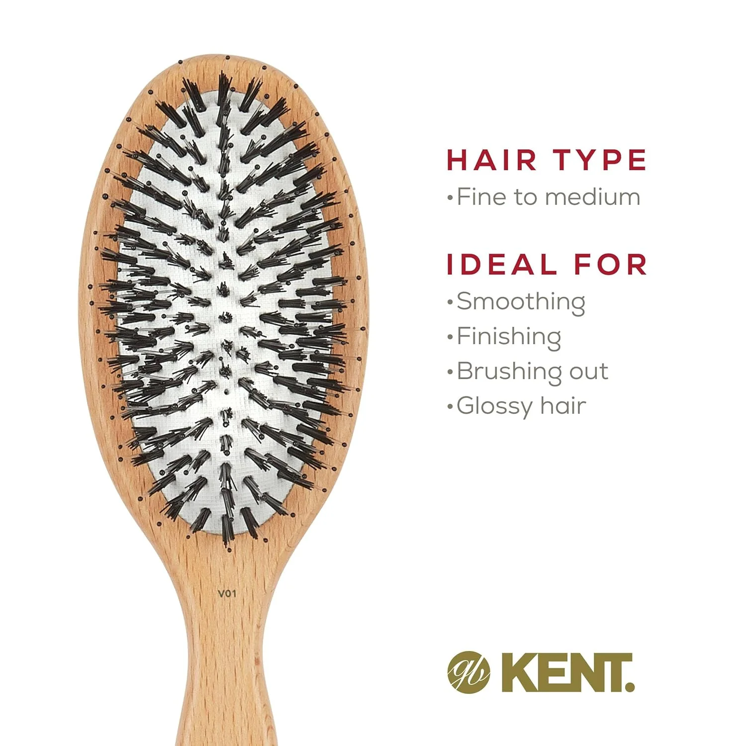 Vegan Bristle Oval Brush - Image 10