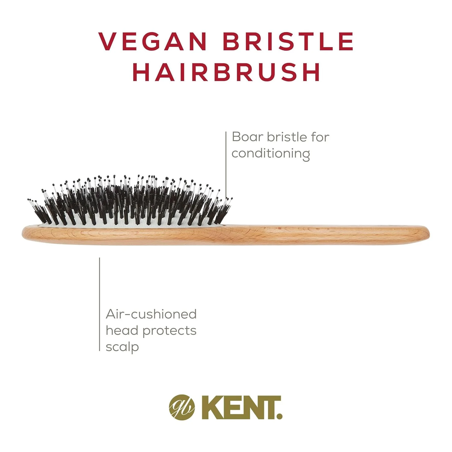 Vegan Bristle Oval Brush - Image 11