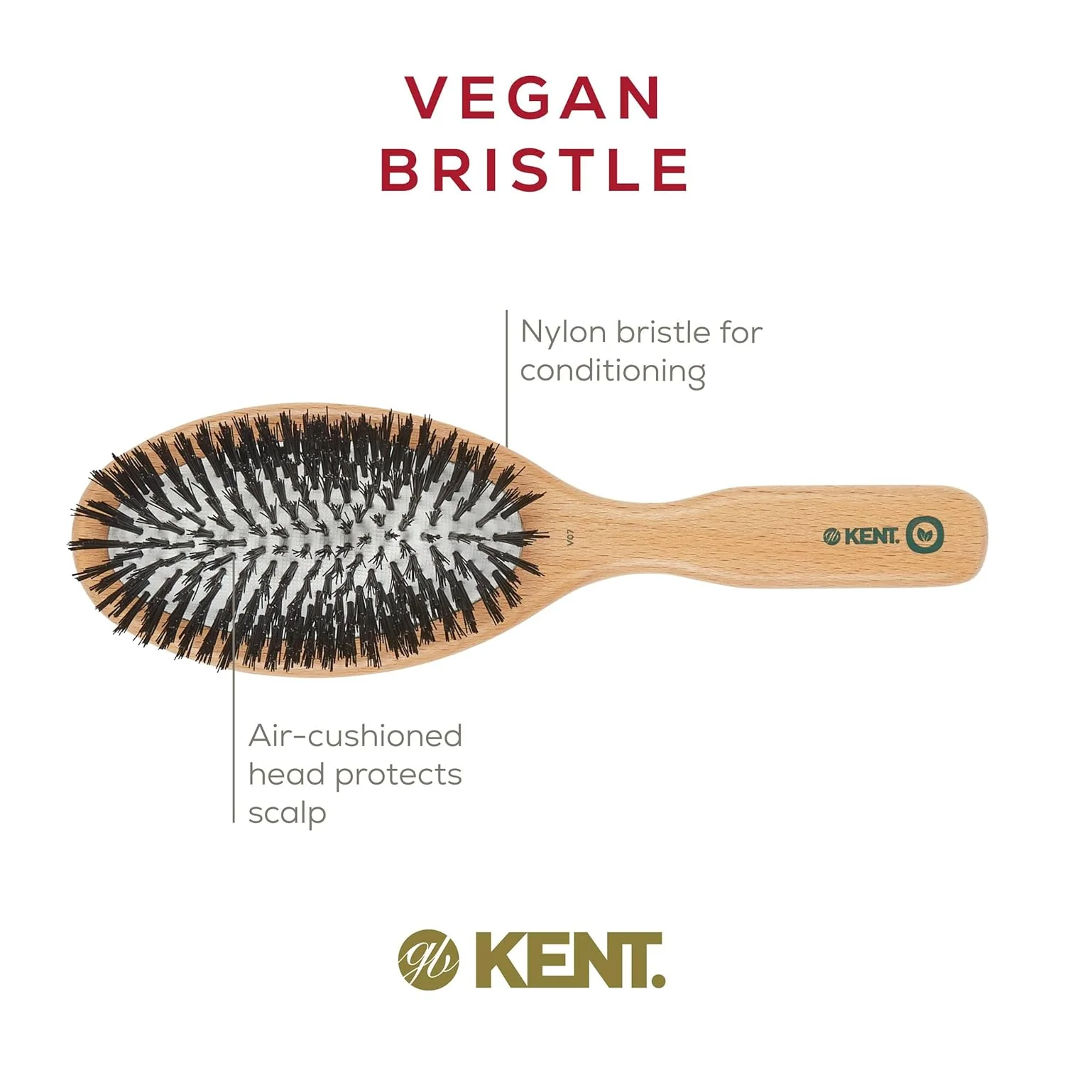Vegan Bristle Oval Brush - Image 17