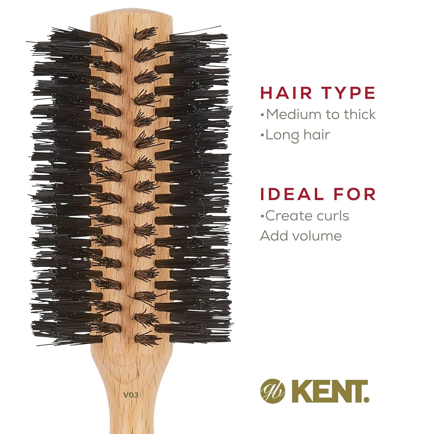 Vegan Bristle Round Brush - Image 6