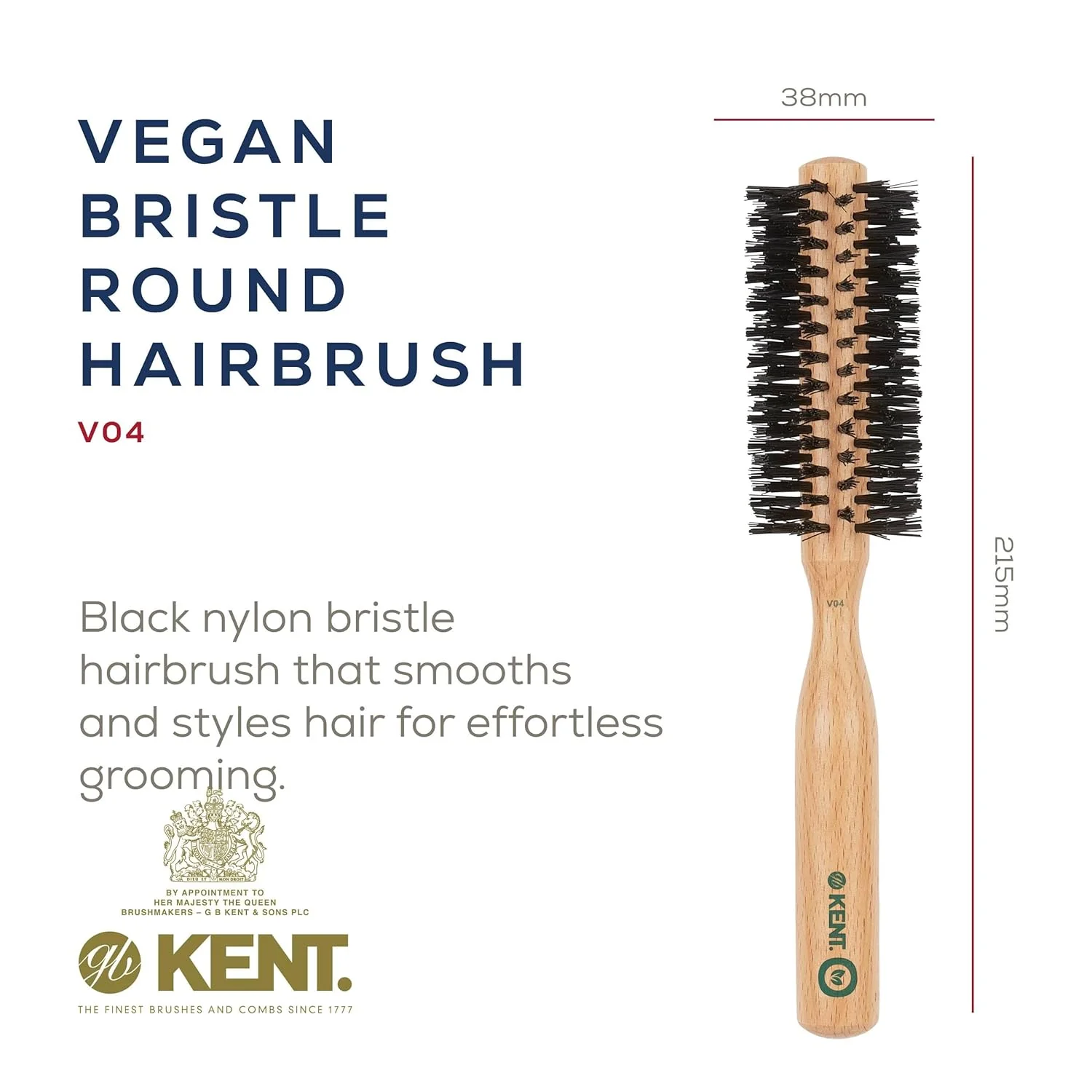 Vegan Bristle Round Brush - Image 9
