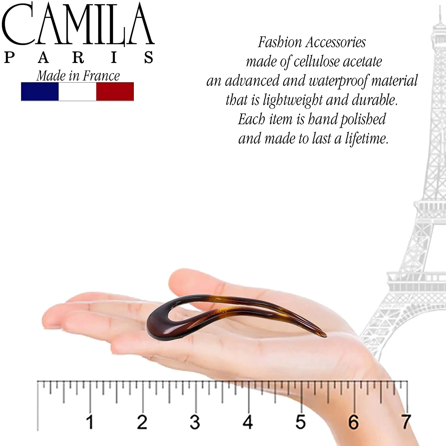 Camila Paris Wavy Curved Hair Stick - Image 6