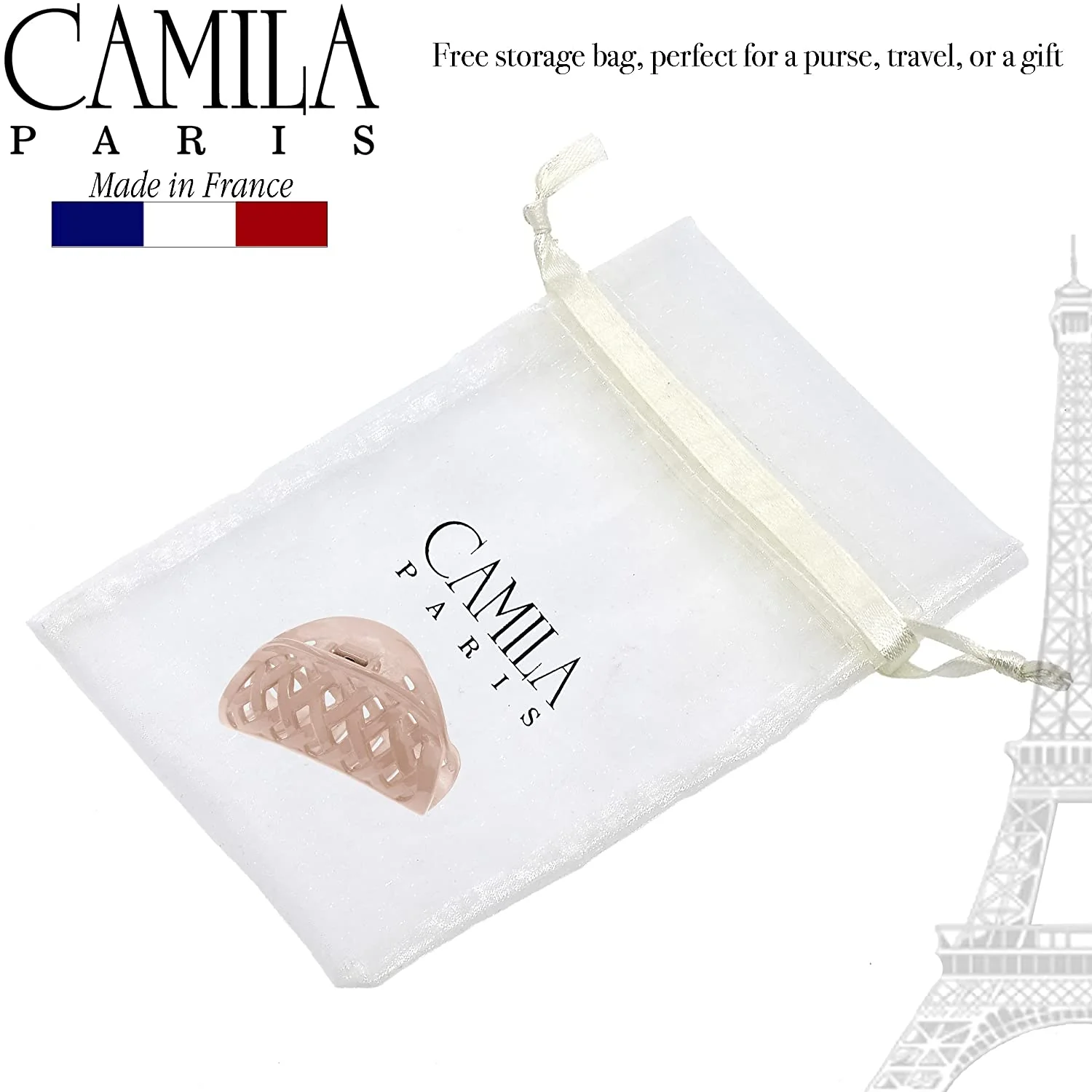 Camila Paris Woven Spring Covered Hair Clip - Image 12