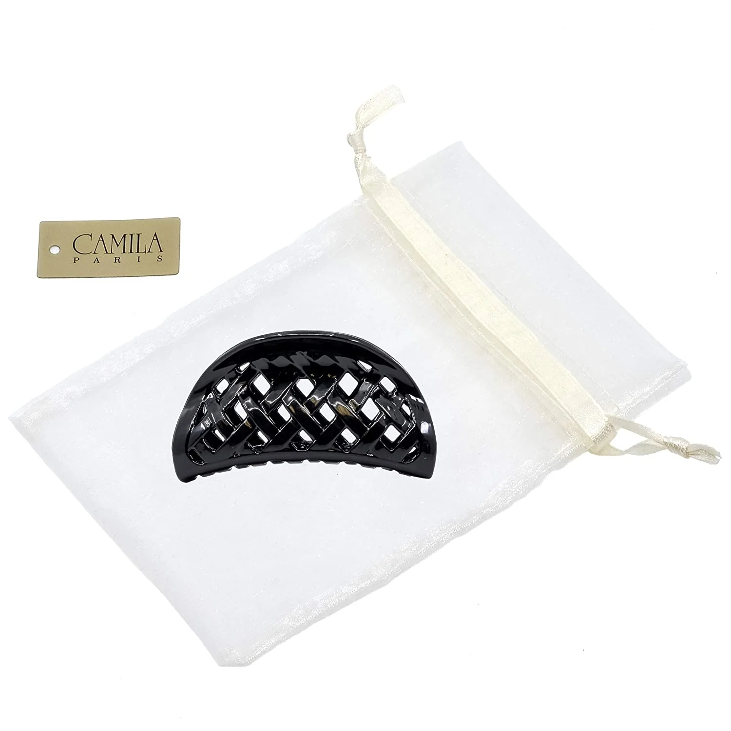 Camila Paris Woven Spring Covered Hair Clip - Image 16