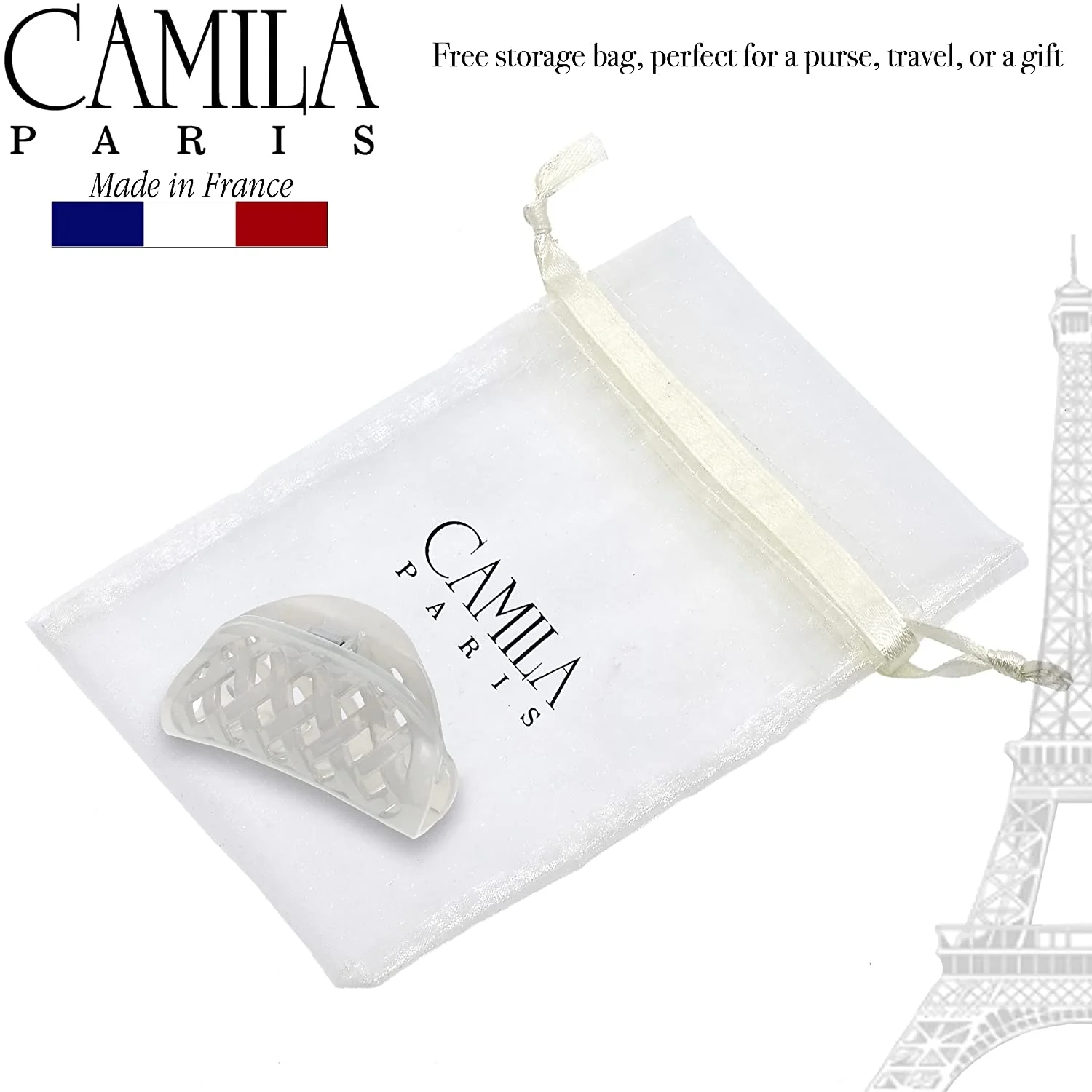 Camila Paris Woven Spring Covered Hair Clip - Image 20