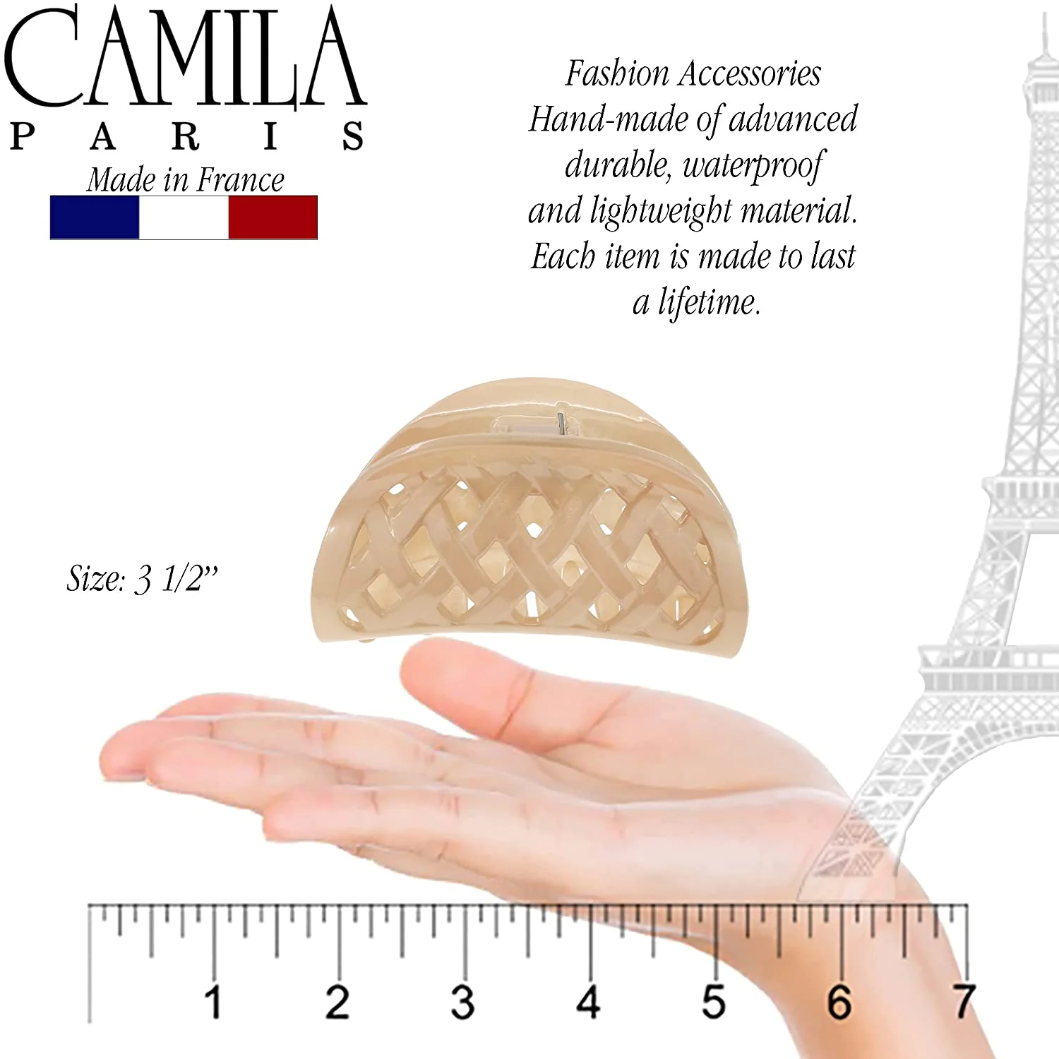 Camila Paris Woven Spring Covered Hair Clip - Image 22
