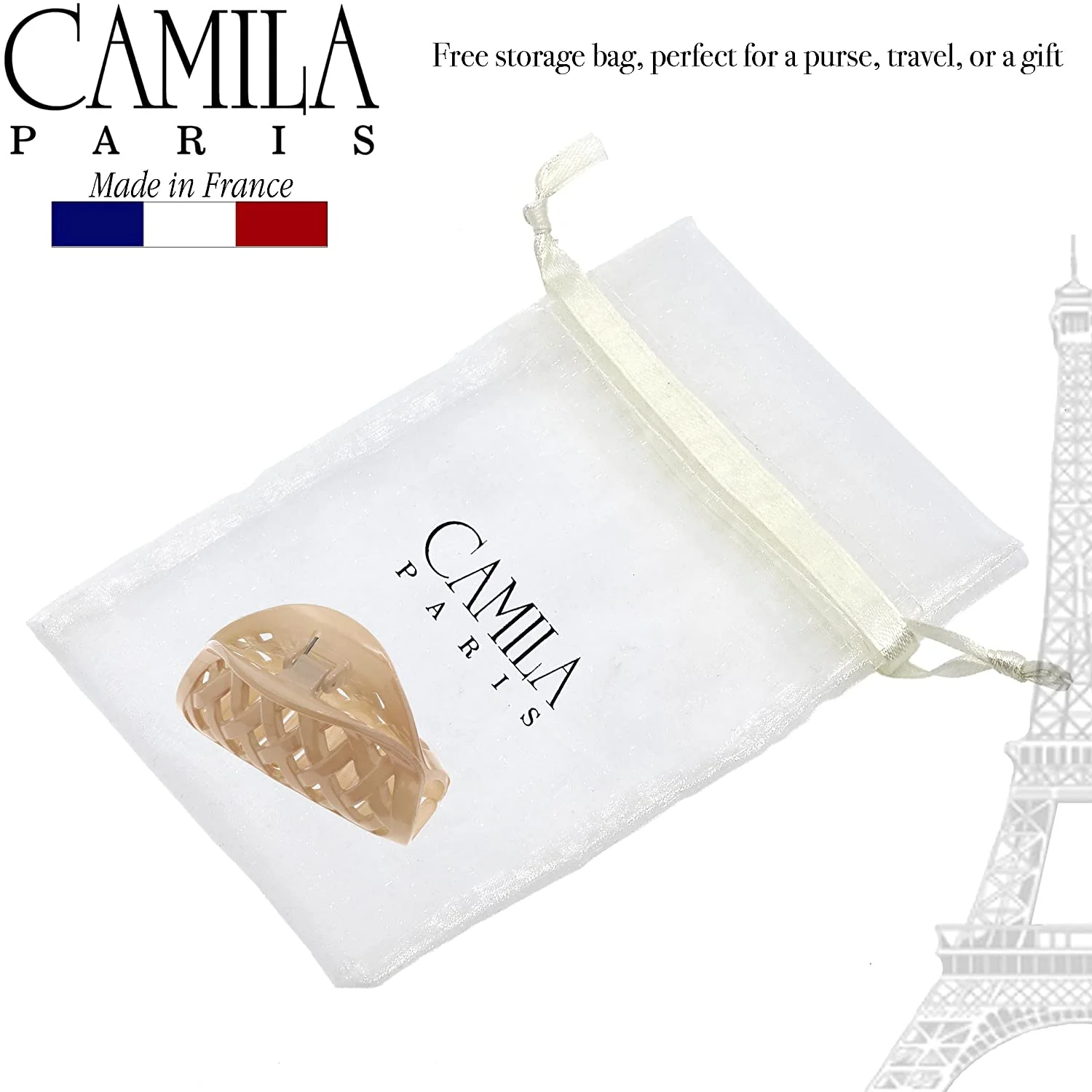Camila Paris Woven Spring Covered Hair Clip - Image 24