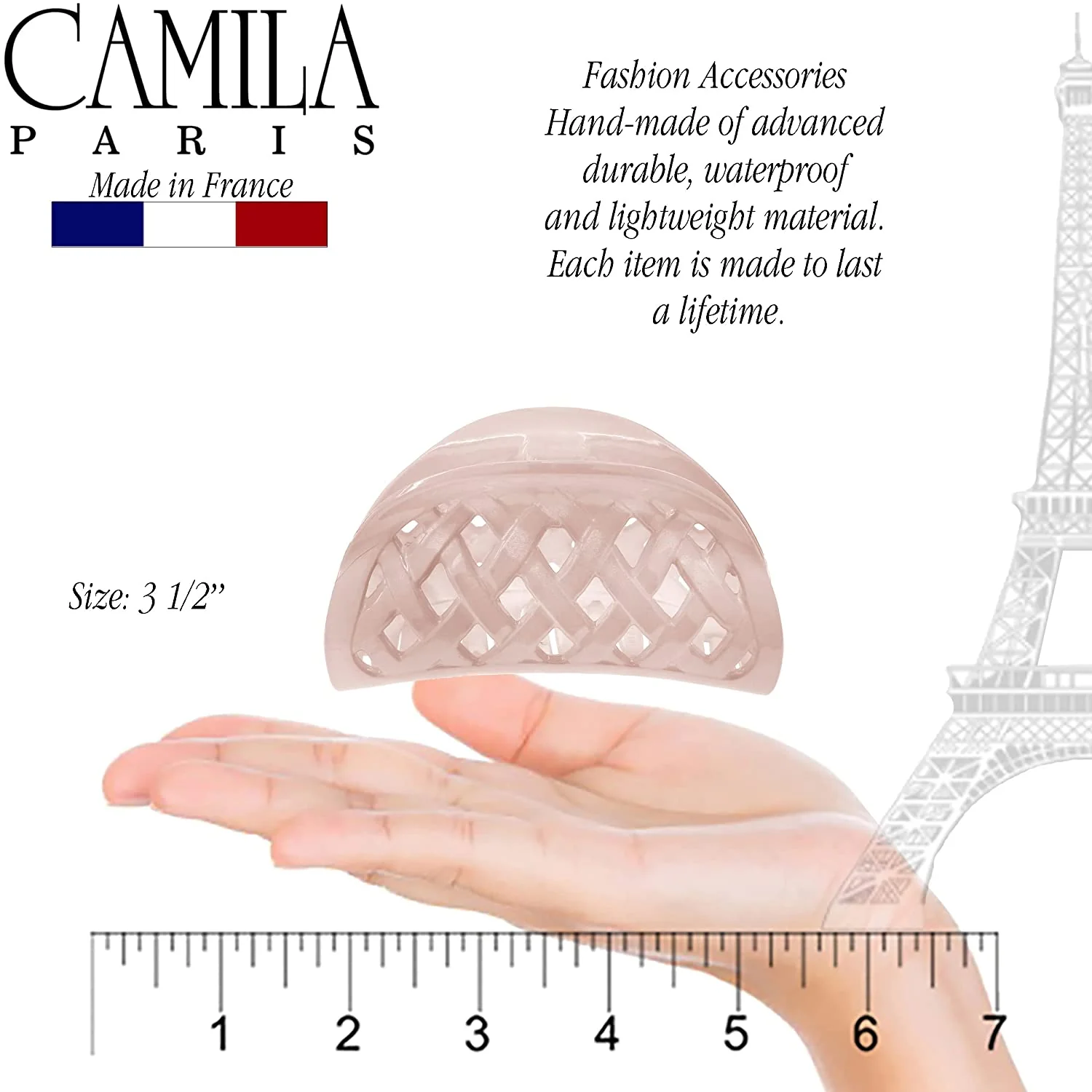 Camila Paris Woven Spring Covered Hair Clip - Image 26