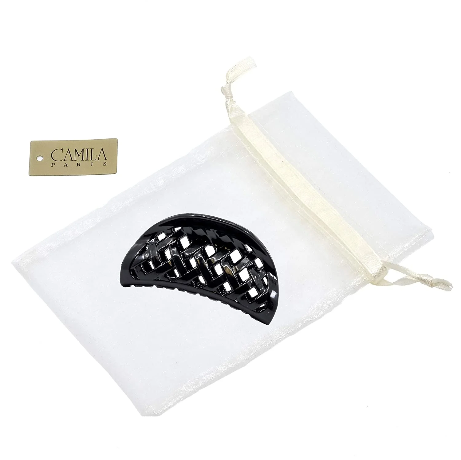 Camila Paris Woven Spring Covered Hair Clip - Image 32