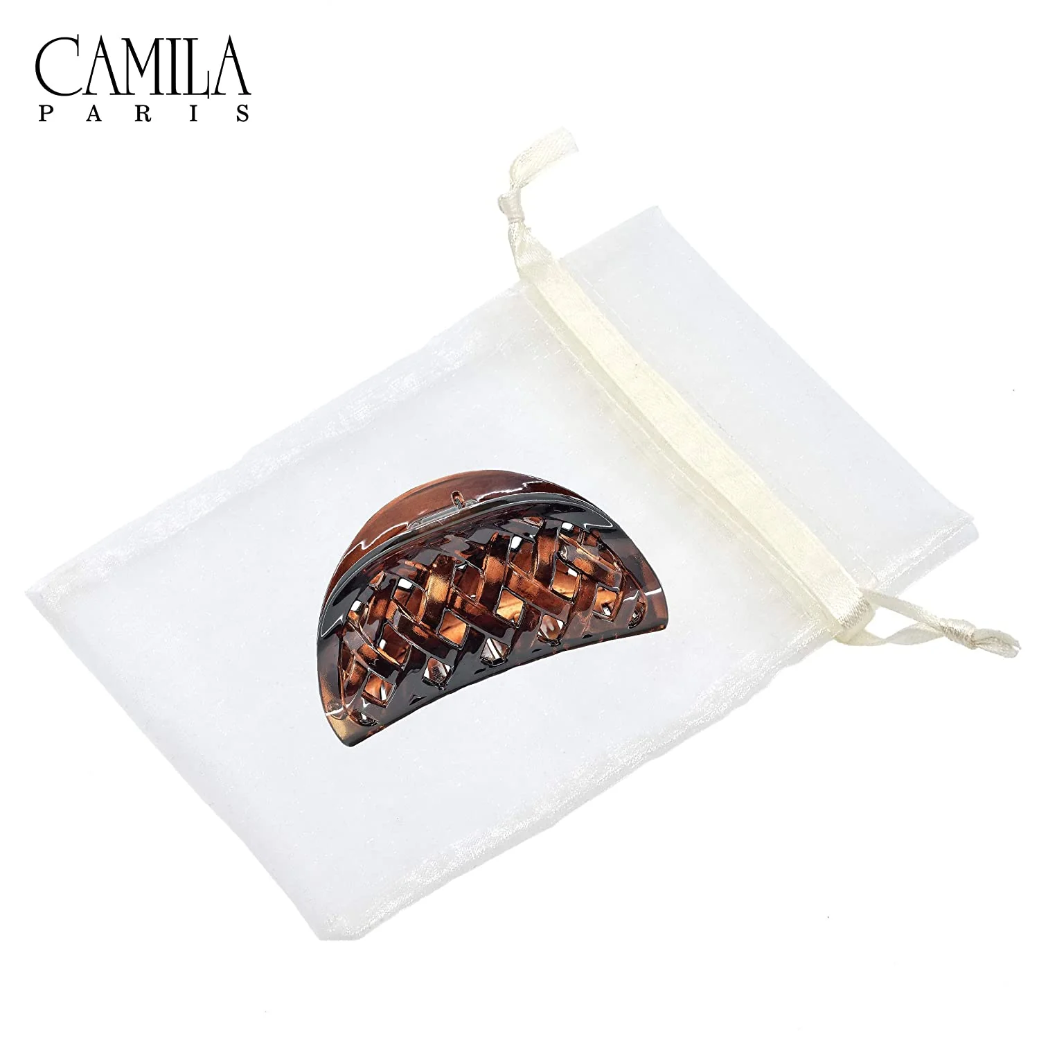 Camila Paris Woven Spring Covered Hair Clip - Image 36