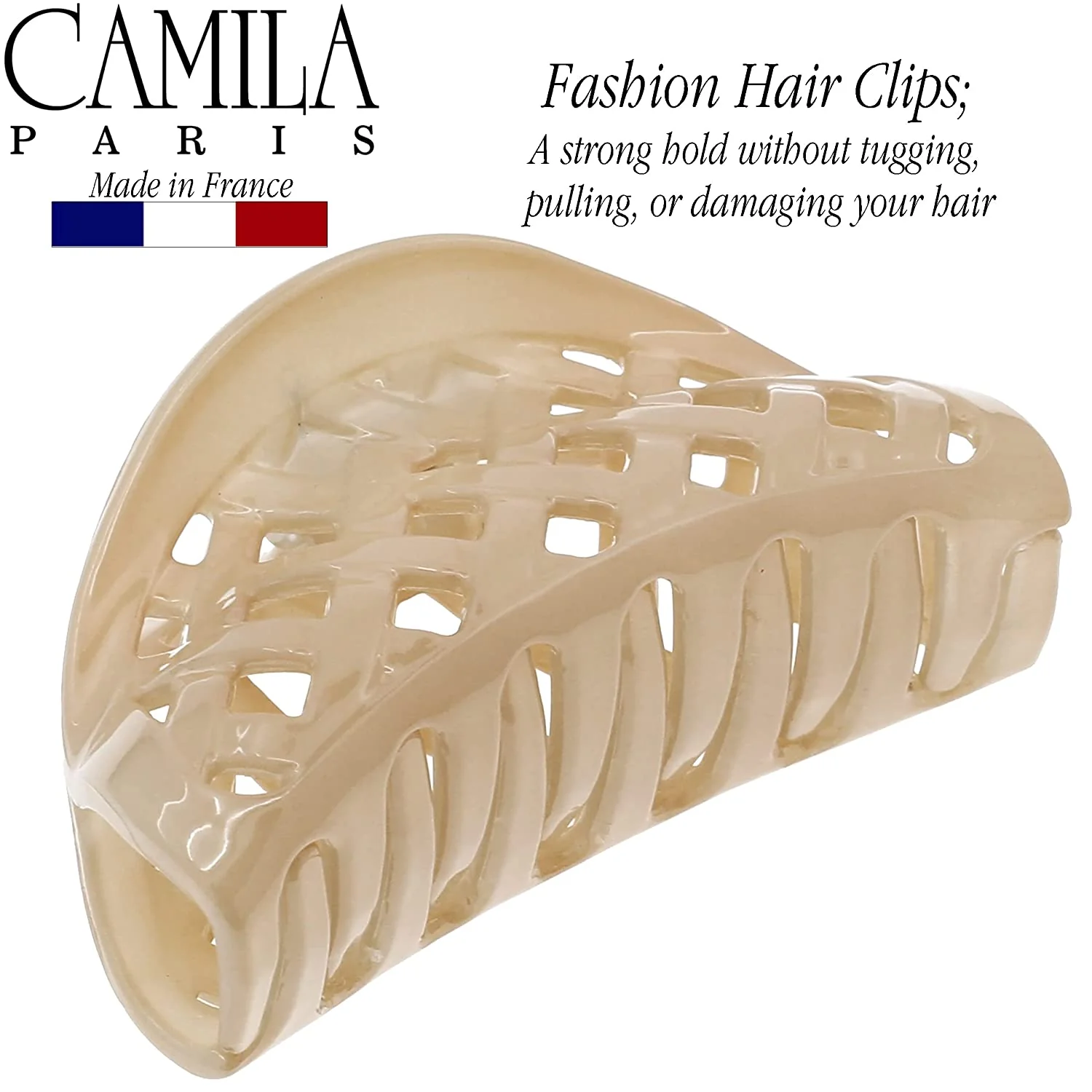 Camila Paris Woven Spring Covered Hair Clip - Image 7